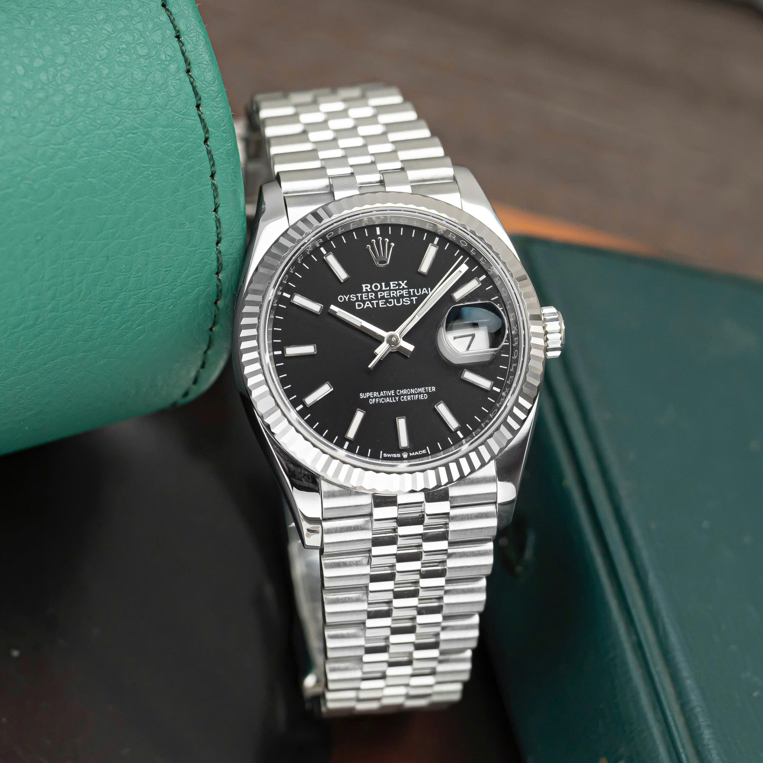 Đồng hồ Rolex Datejust 126234 Black Index Cũ Đồng hồ Rolex Datejust 126234 Black Index Cũ