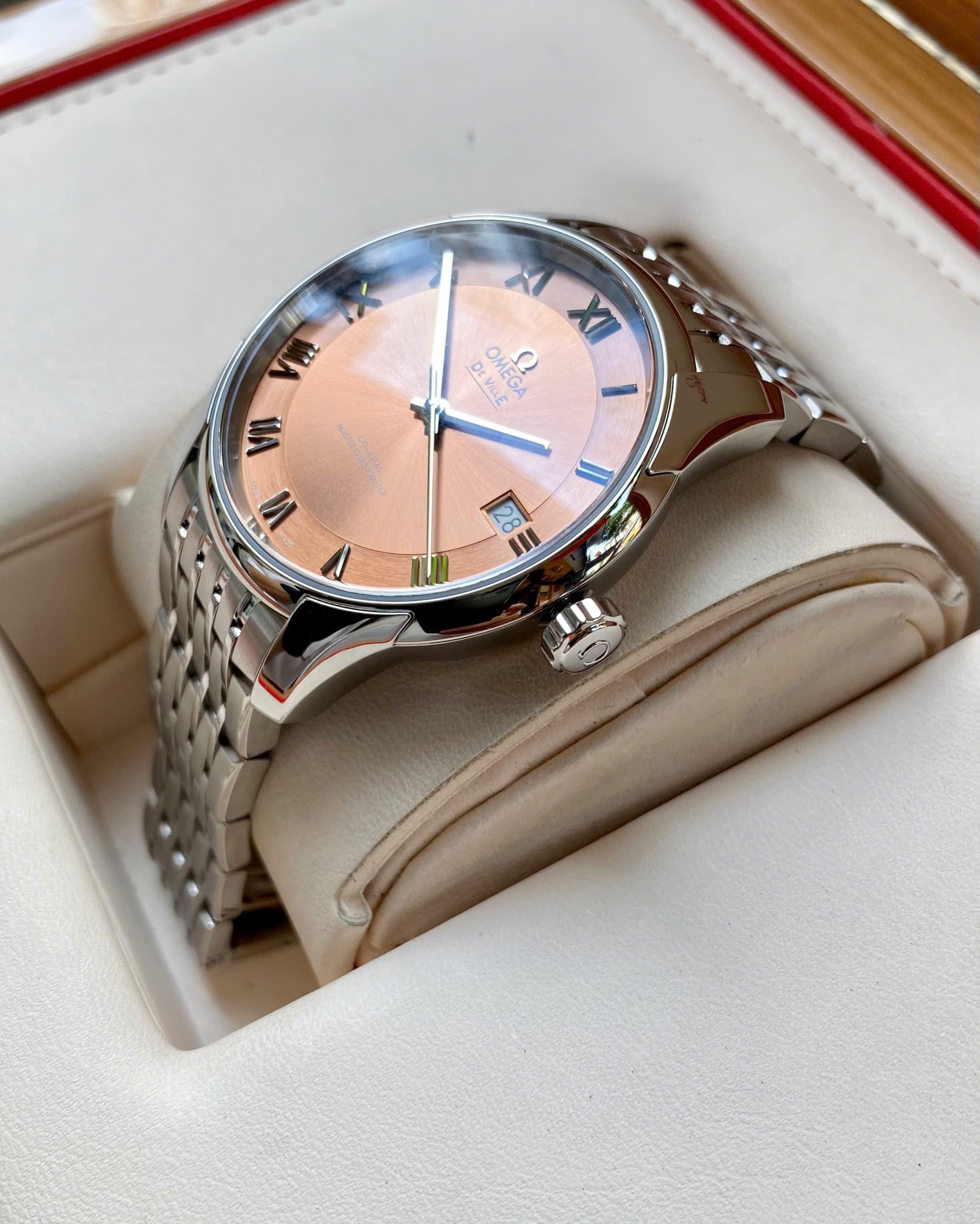 Omega Deville Hour Vision Brown 433.10.41.21.10.001 Omega Deville Hour Vision Brown 433.10.41.21.10.001
