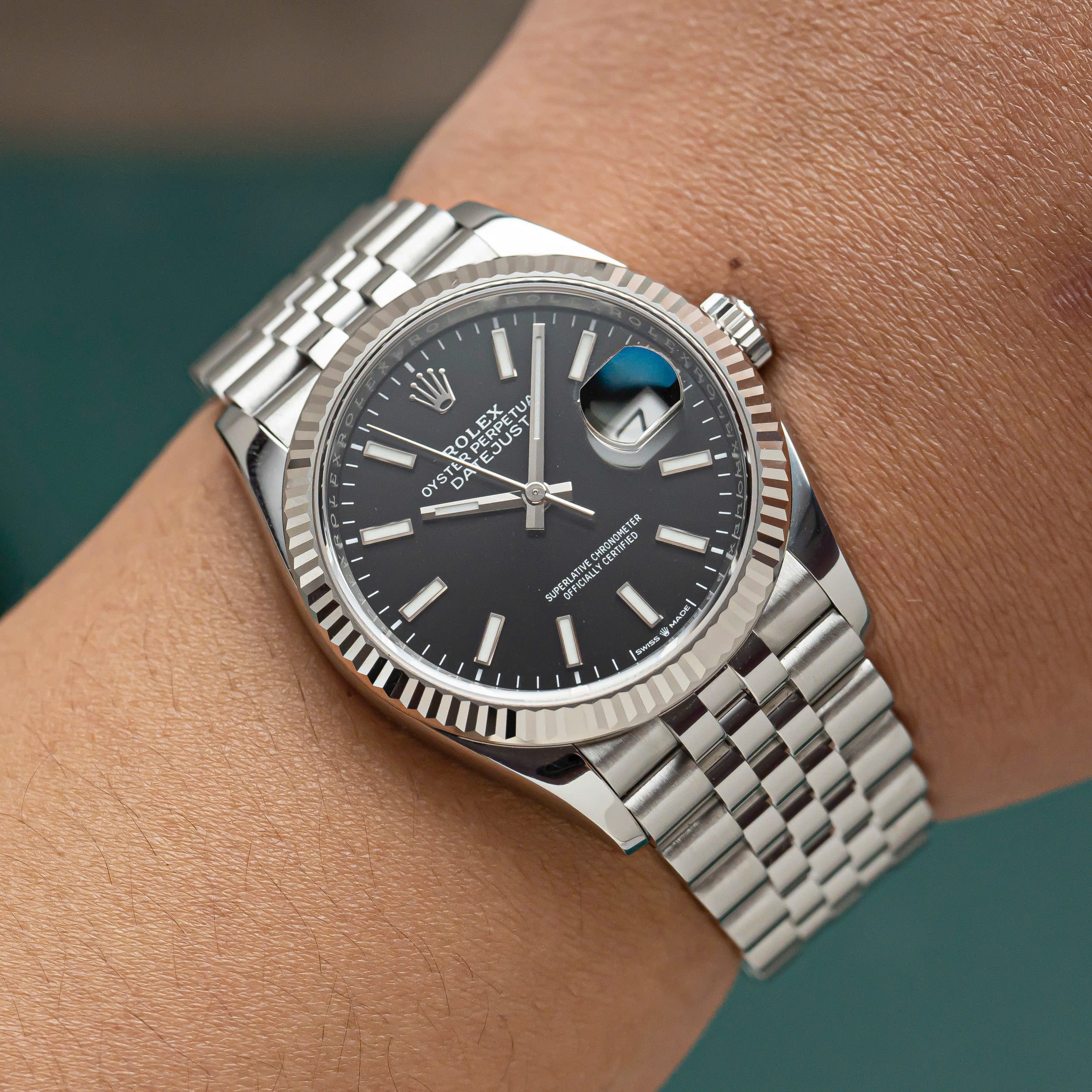 Đồng hồ Rolex Datejust 126234 Black Index Cũ Đồng hồ Rolex Datejust 126234 Black Index Cũ