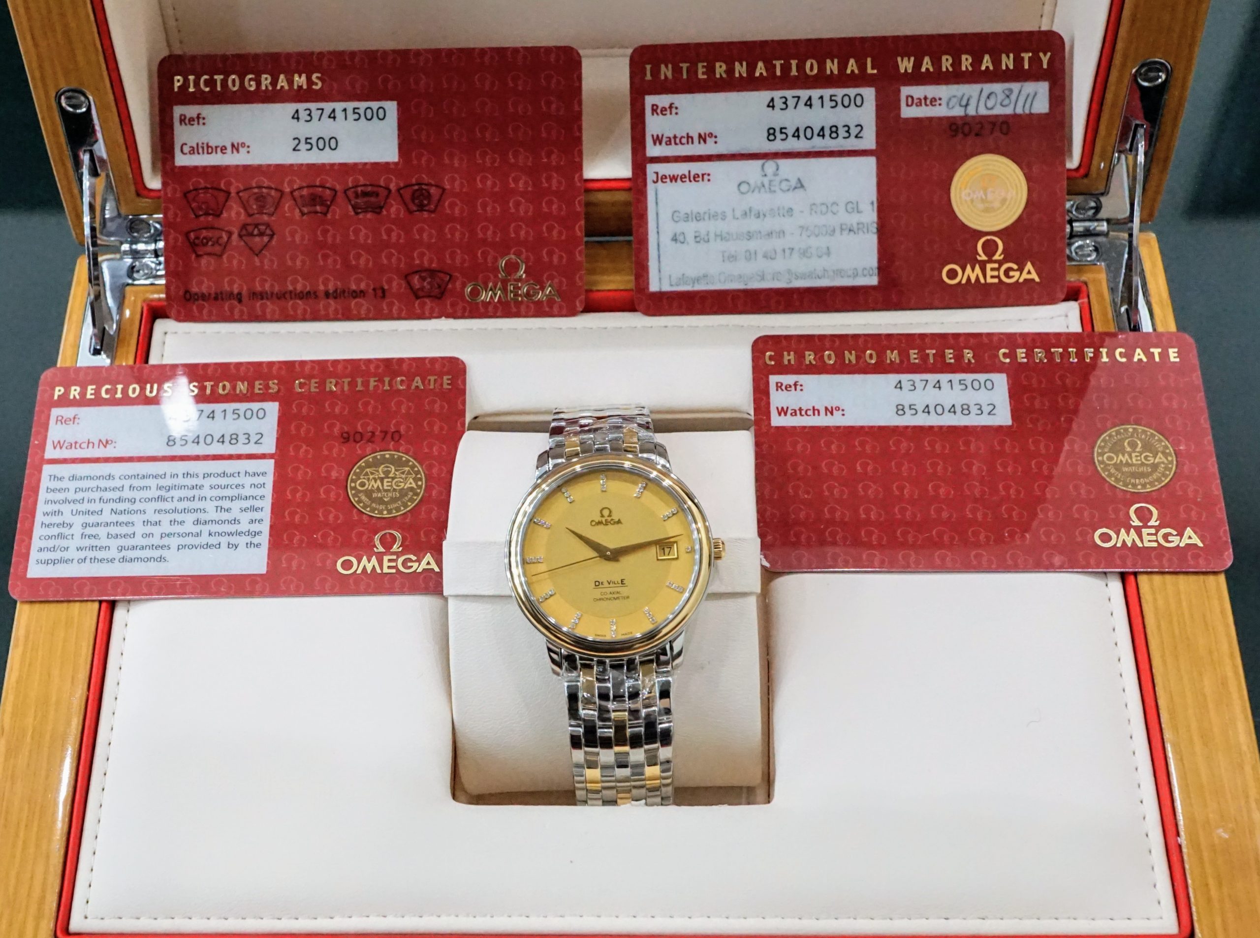 Omega DeVille Prestige Diamond 4374.15.00 Omega DeVille Prestige Diamond 4374.15.00