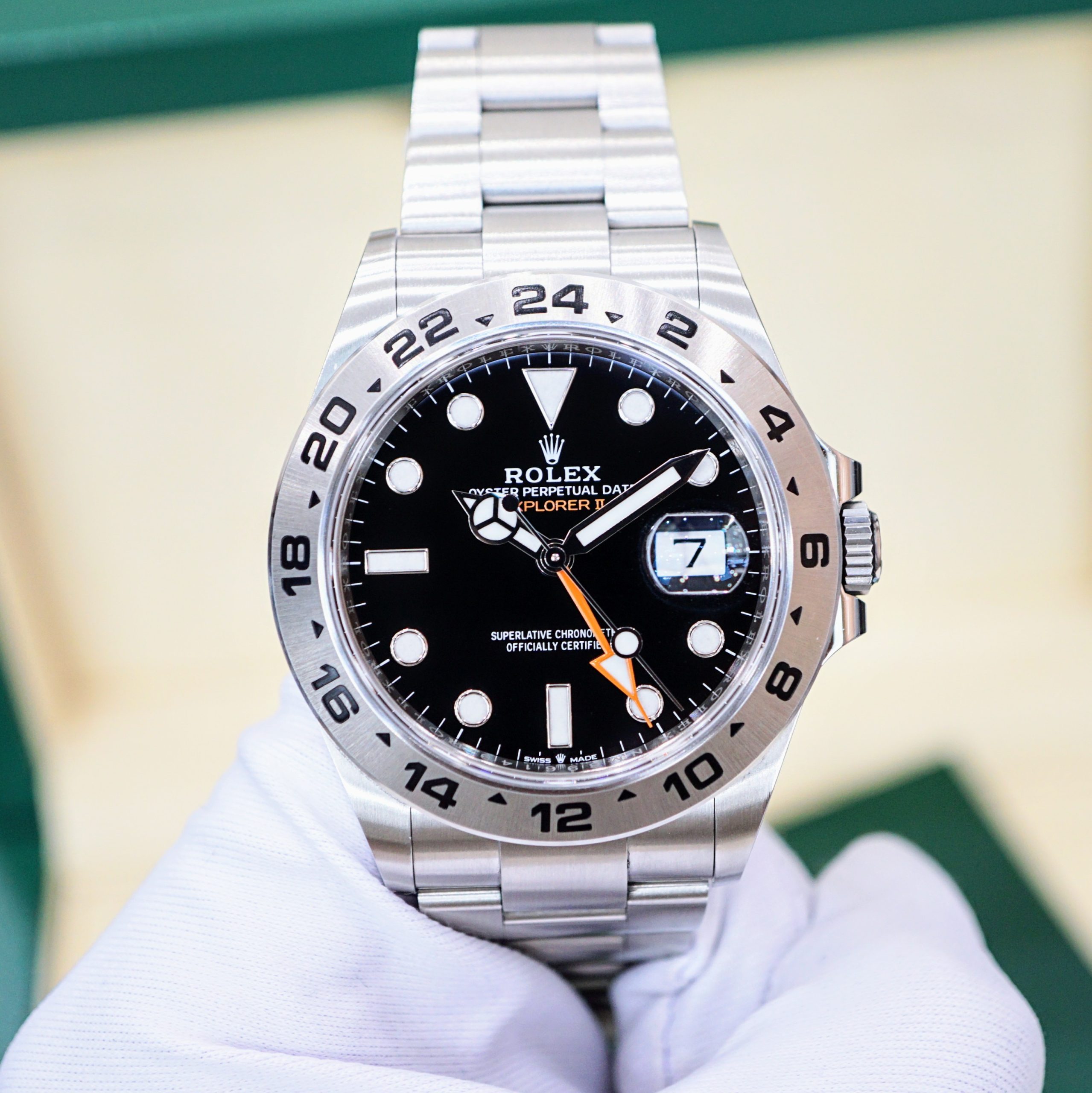 Đồng hồ Rolex Explorer II 226570 Black Cũ Đồng hồ Rolex Explorer II 226570 Black Cũ