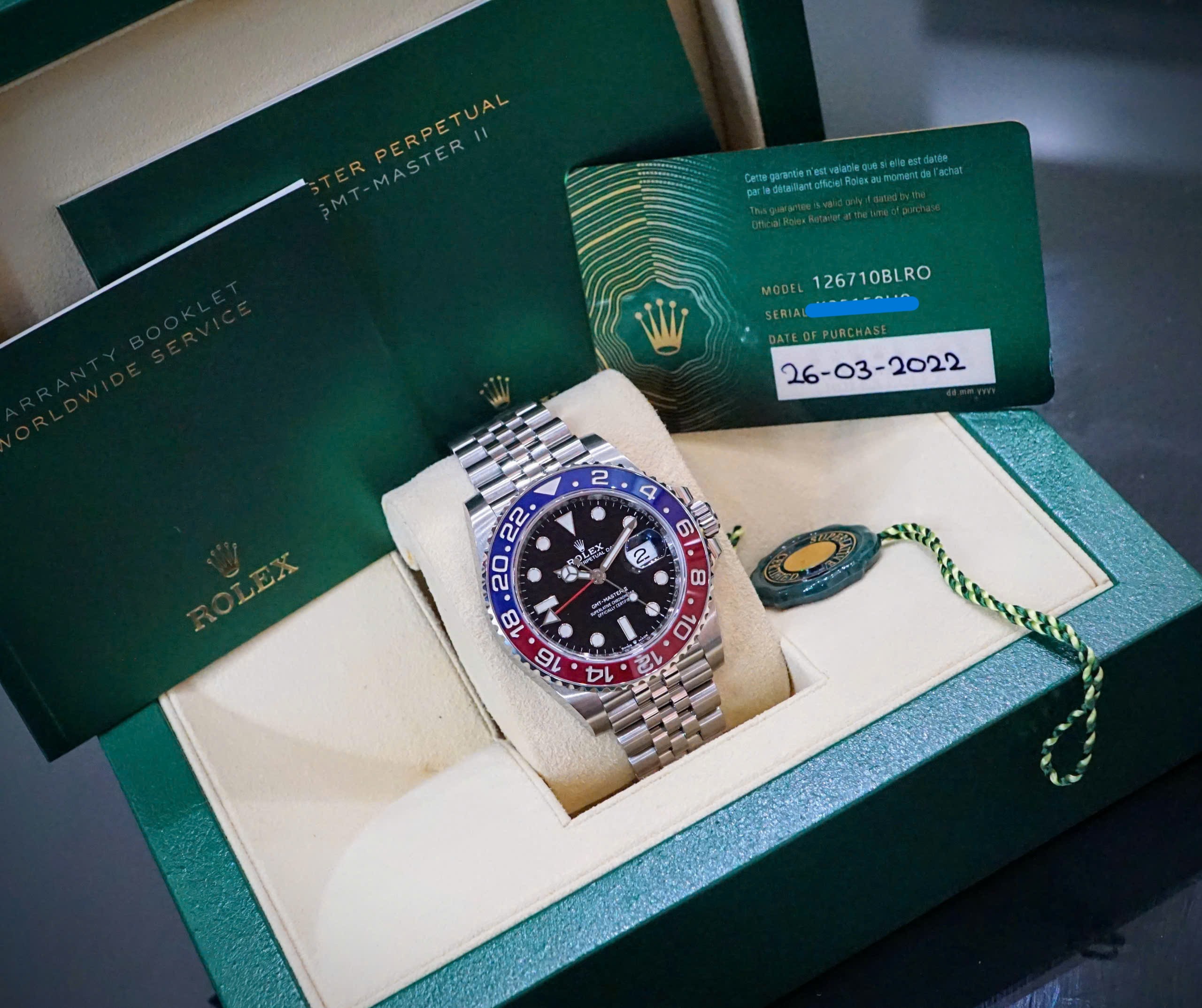 Rolex GMT Master II Pepsi 126710BLRO Rolex GMT Master II Pepsi 126710BLRO