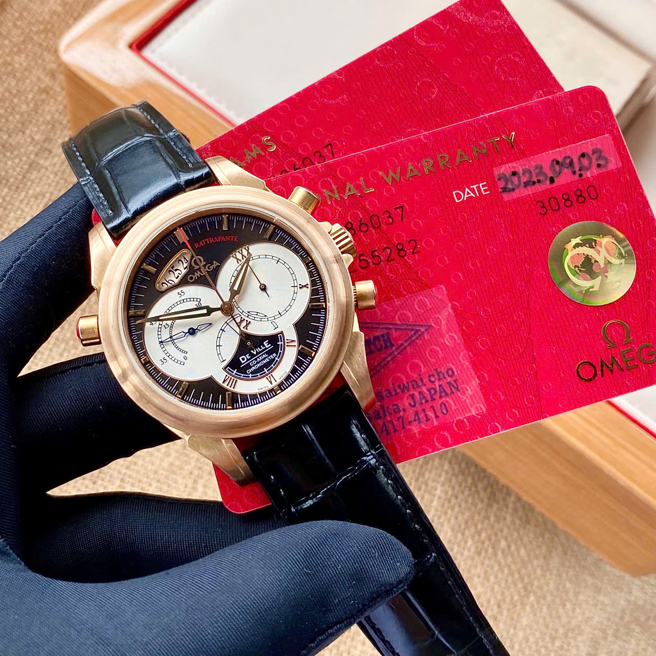 Omega De Ville Co-Axial Rattrapante 4648.60.37 Cũ Omega De Ville Co-Axial Rattrapante 4648.60.37 Cũ
