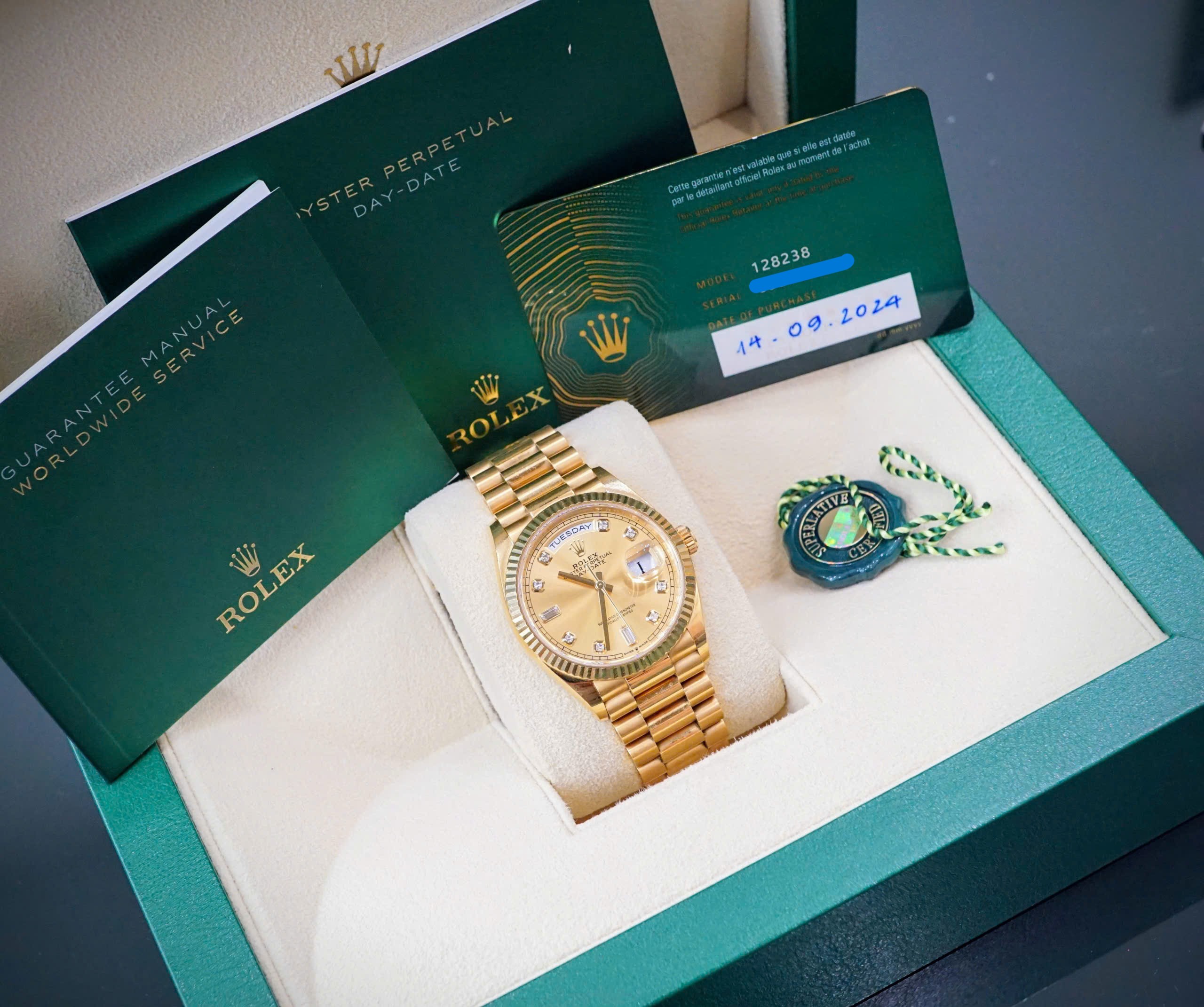 Đồng hồ Rolex Day-Date 128235 Cũ Đồng hồ Rolex Day-Date 128235 Cũ