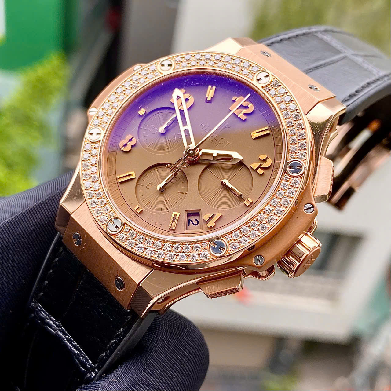 Đồng hồ Hublot Big Bang Chronograp 341.PA.5390.LR.1104 Cũ Đồng hồ Hublot Big Bang Chronograp 341.PA.5390.LR.1104 Cũ