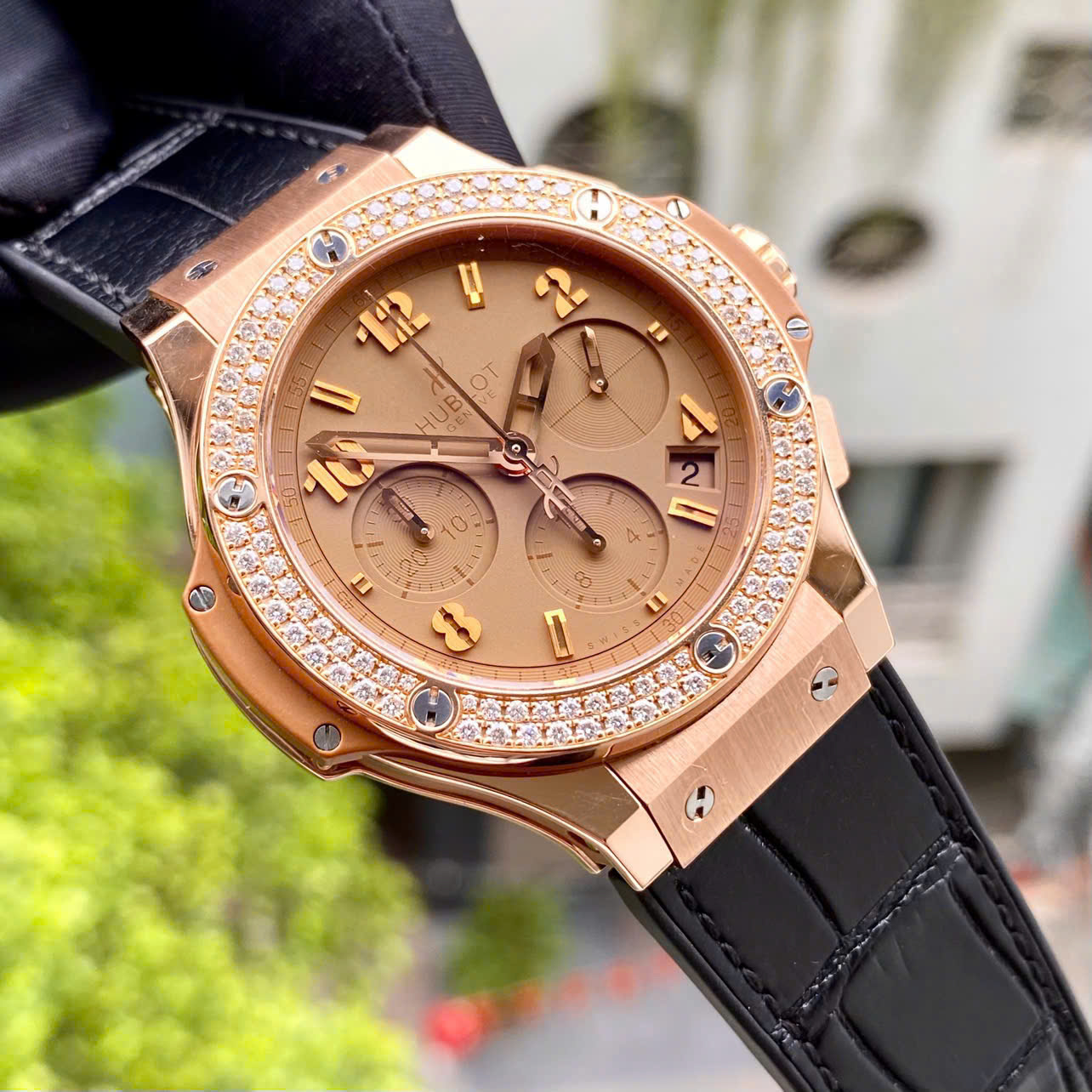 Đồng hồ Hublot Big Bang Chronograp 341.PA.5390.LR.1104 Cũ Đồng hồ Hublot Big Bang Chronograp 341.PA.5390.LR.1104 Cũ