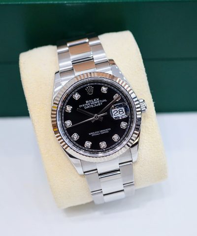 Đồng hồ Rolex Datejust 126234 Black Cũ
