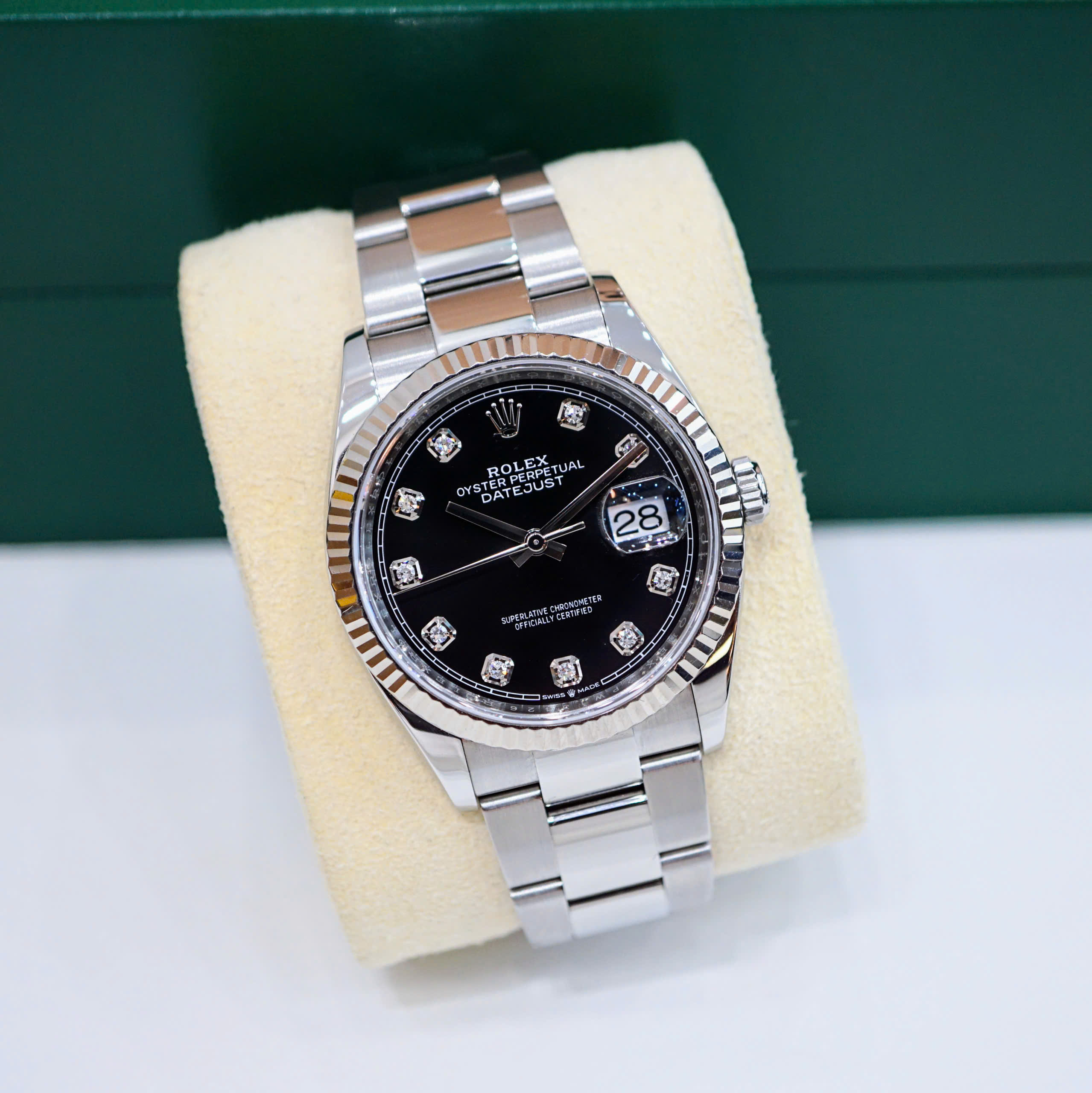 Đồng hồ Rolex Datejust 126234 Black Cũ Đồng hồ Rolex Datejust 126234 Black Cũ
