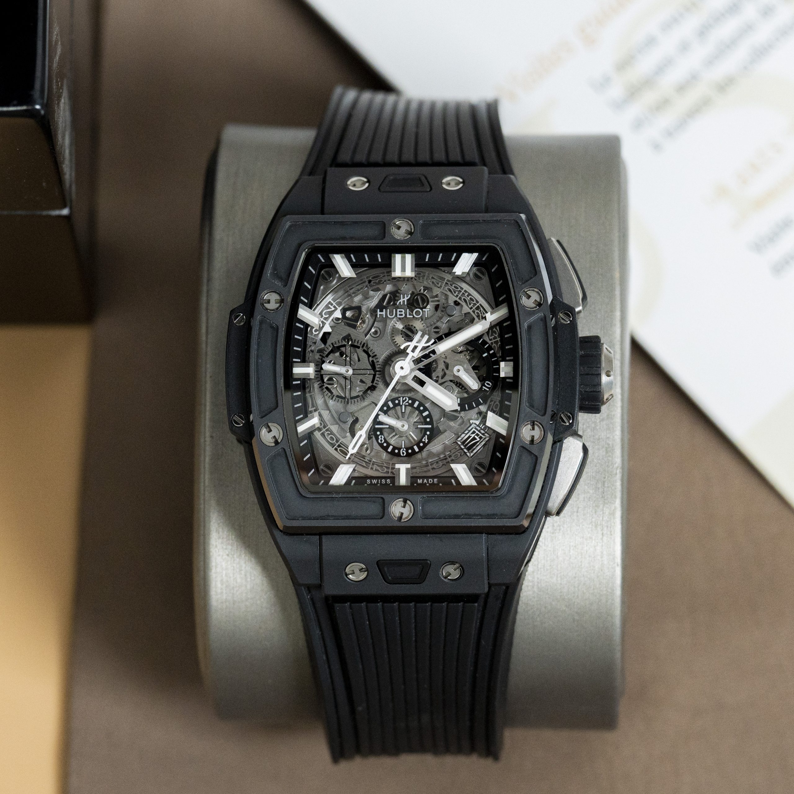 Đồng hồ Hublot Spirit Big Bang Black Magic 642.CI.0170.RX Cũ Đồng hồ Hublot Spirit Big Bang Black Magic 642.CI.0170.RX Cũ