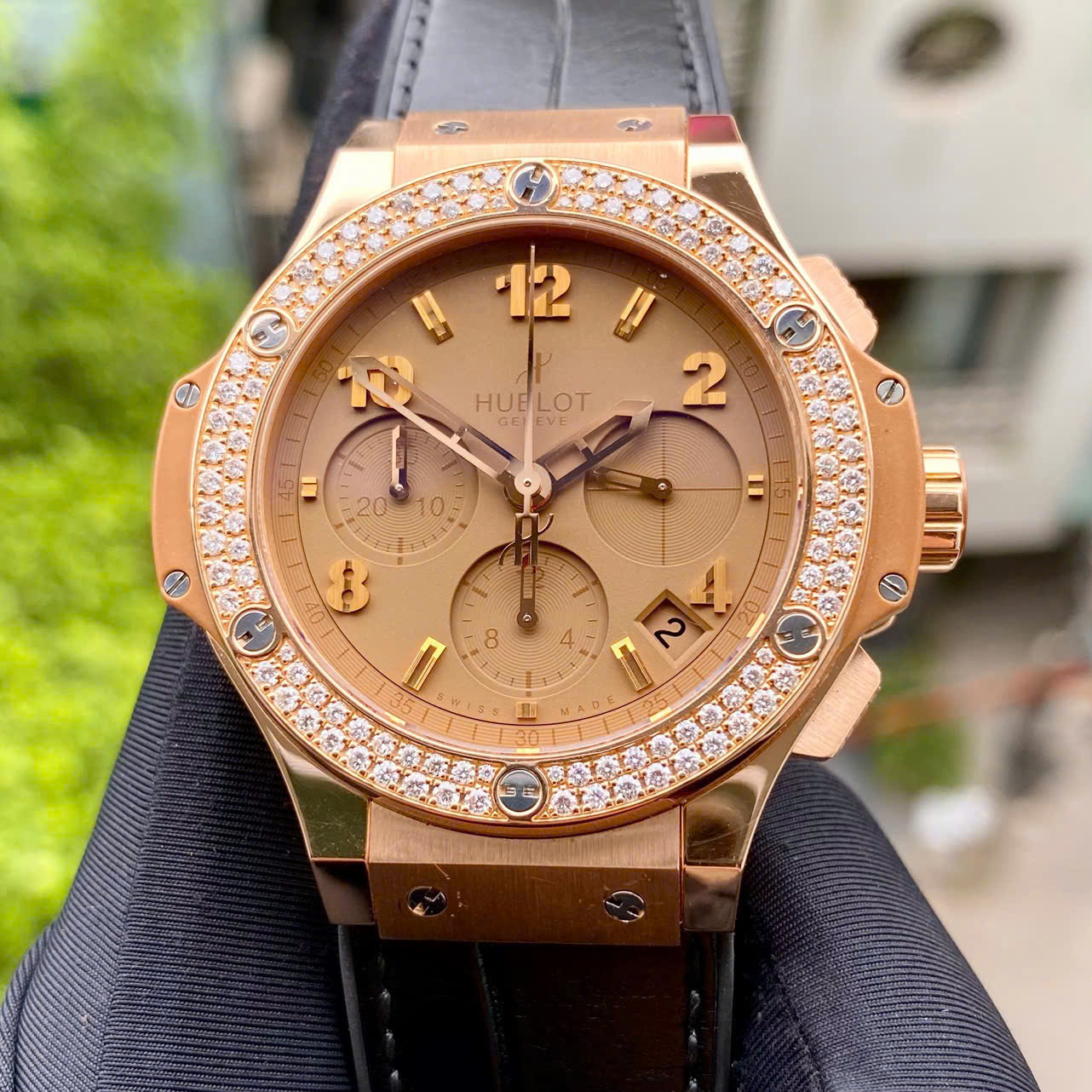 Đồng hồ Hublot Big Bang Chronograp 341.PA.5390.LR.1104 Cũ Đồng hồ Hublot Big Bang Chronograp 341.PA.5390.LR.1104 Cũ