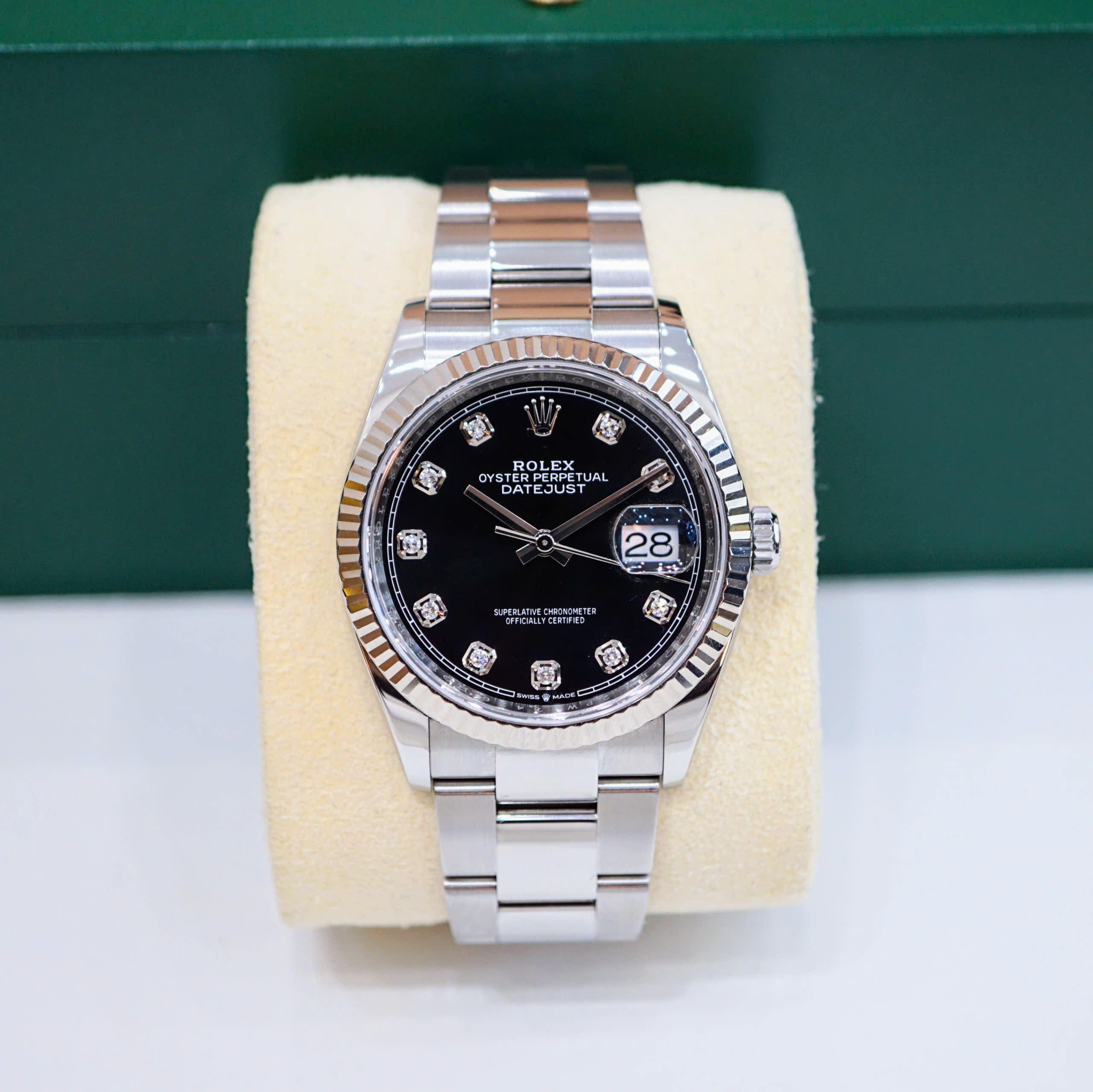 Đồng hồ Rolex Datejust 126234 Black Cũ Đồng hồ Rolex Datejust 126234 Black Cũ