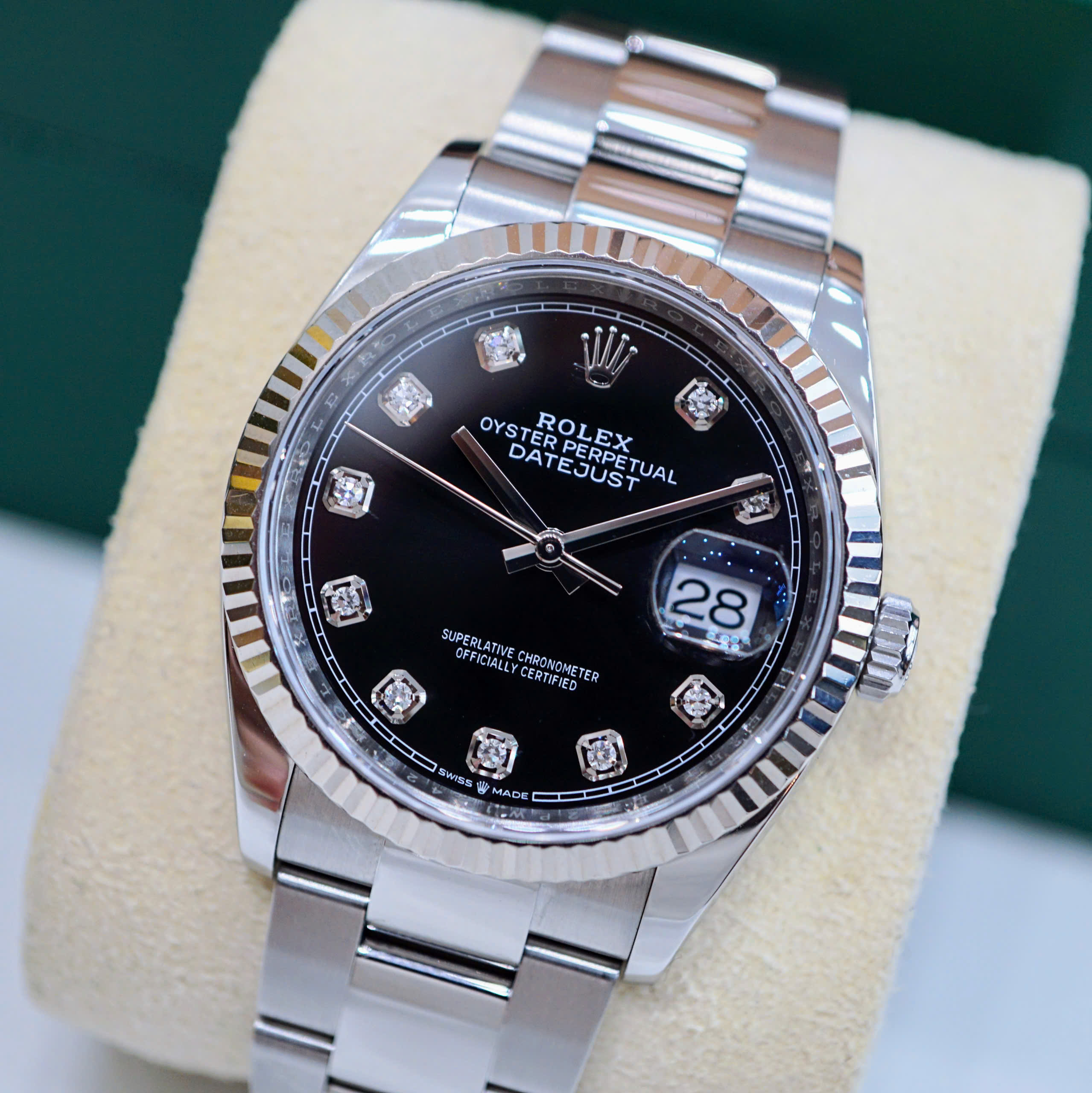 Đồng hồ Rolex Datejust 126234 Black Cũ Đồng hồ Rolex Datejust 126234 Black Cũ