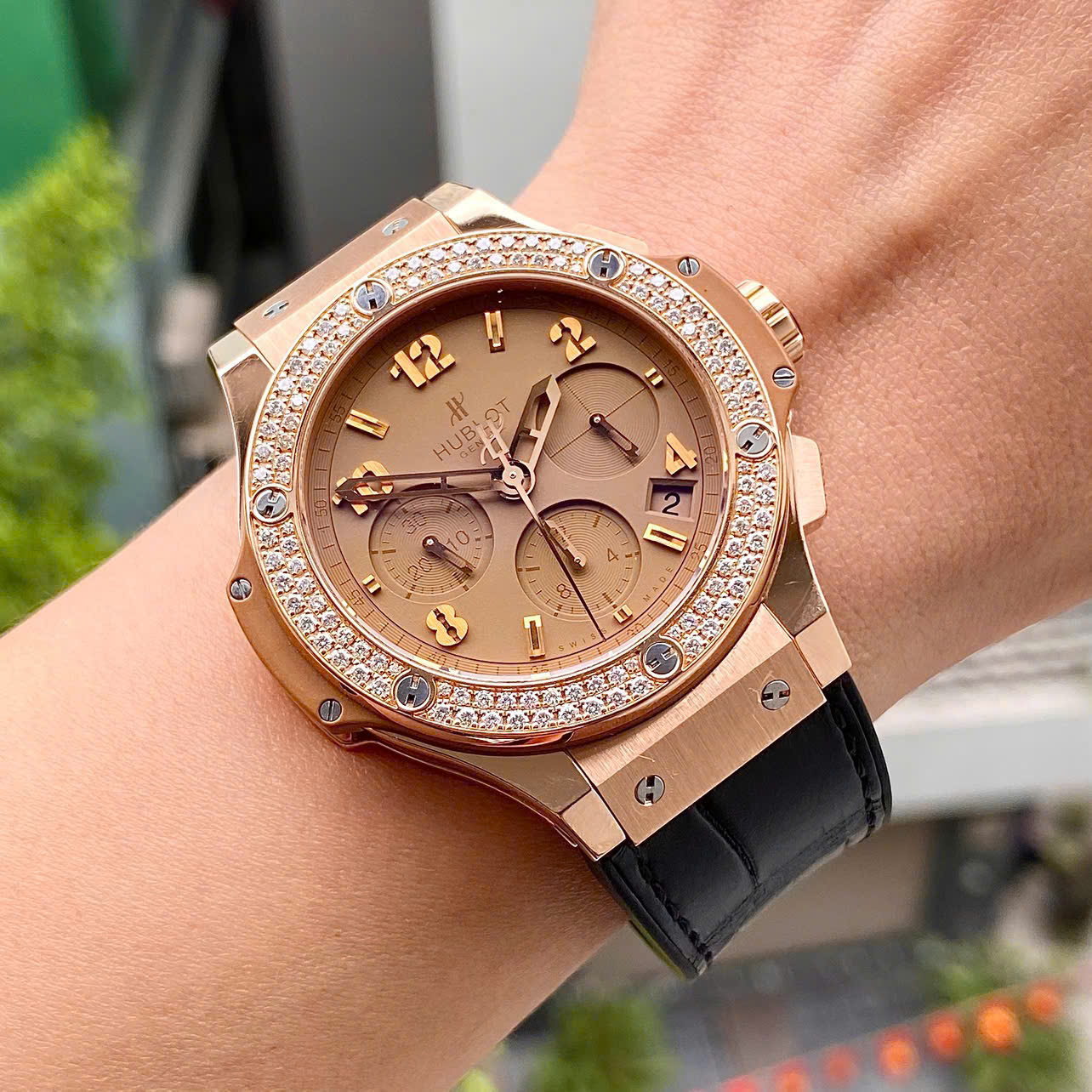 Đồng hồ Hublot Big Bang Chronograp 341.PA.5390.LR.1104 Cũ Đồng hồ Hublot Big Bang Chronograp 341.PA.5390.LR.1104 Cũ