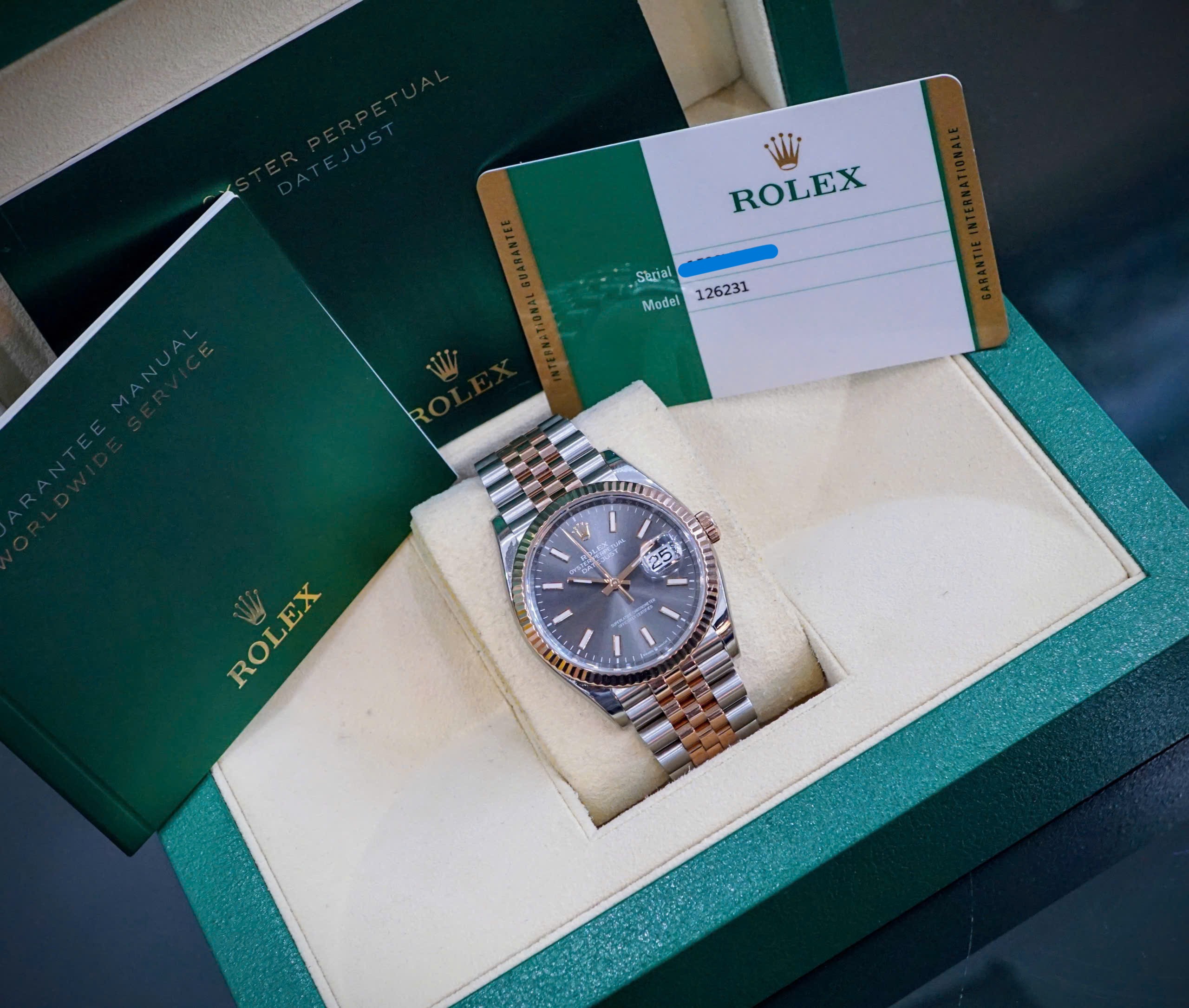 Đồng hồ Rolex Datejust 126231 Rhodium Cũ Đồng hồ Rolex Datejust 126231 Rhodium Cũ