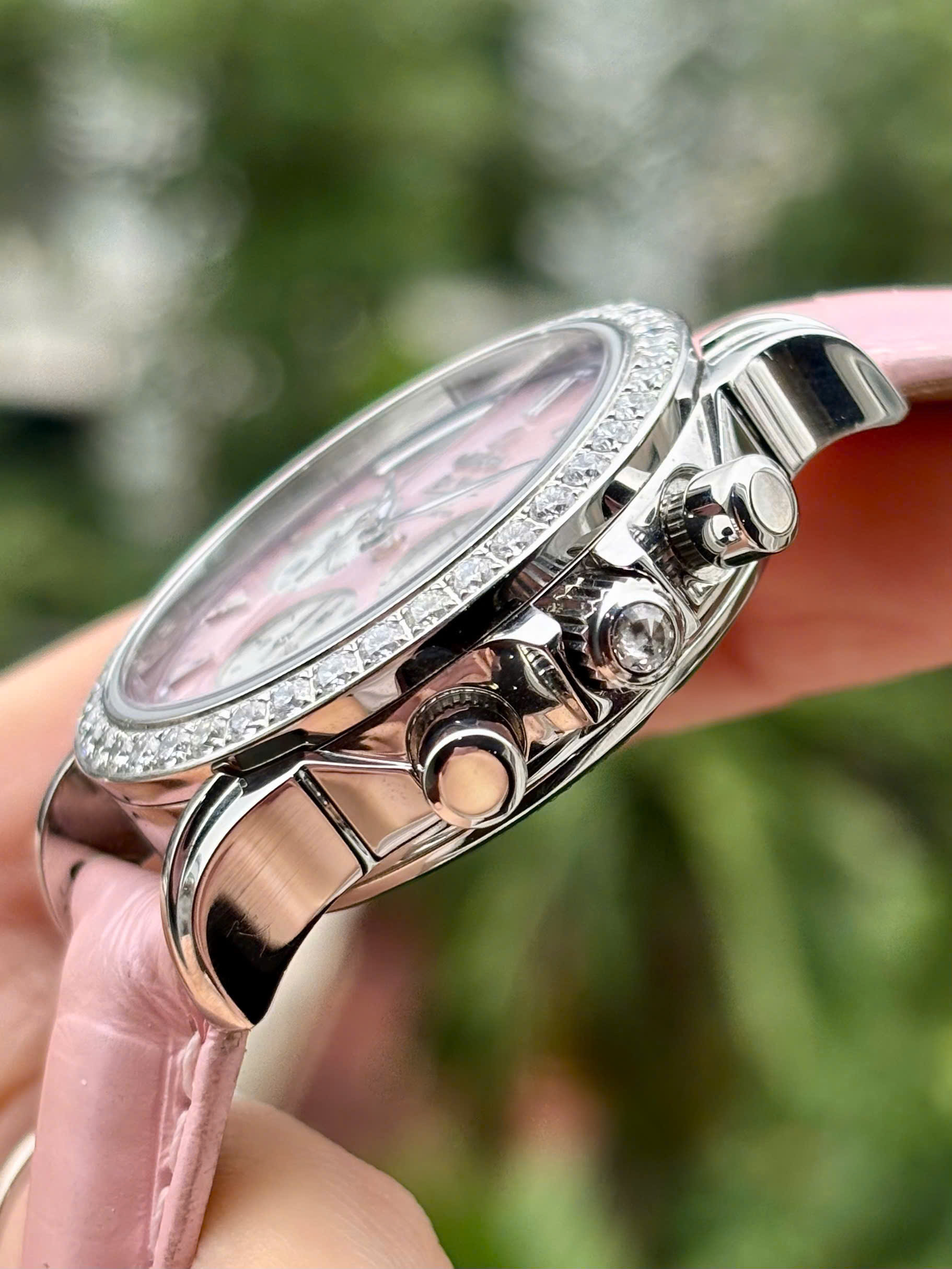 Đồng hồ Omega Deville Chronoscope Diamond 4877.74.34 Cũ Đồng hồ Omega Deville Chronoscope Diamond 4877.74.34 Cũ