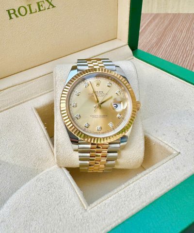 Đồng hồ Rolex Datejust 126331 Sundust Diamond Cũ