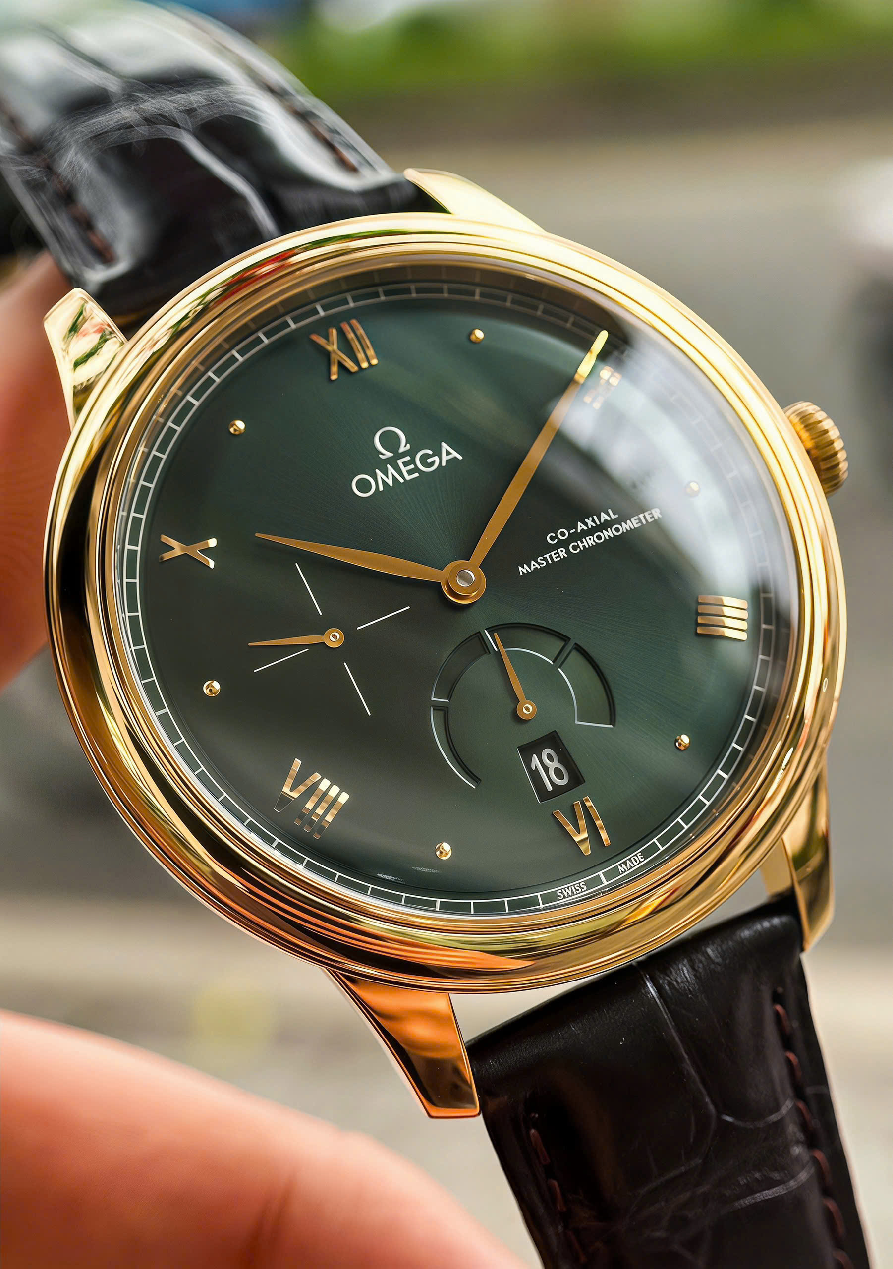 Đồng hồ Omega DeVille Prestige Green 434.53.41.21.10.001 Cũ Đồng hồ Omega DeVille Prestige Green 434.53.41.21.10.001 Cũ
