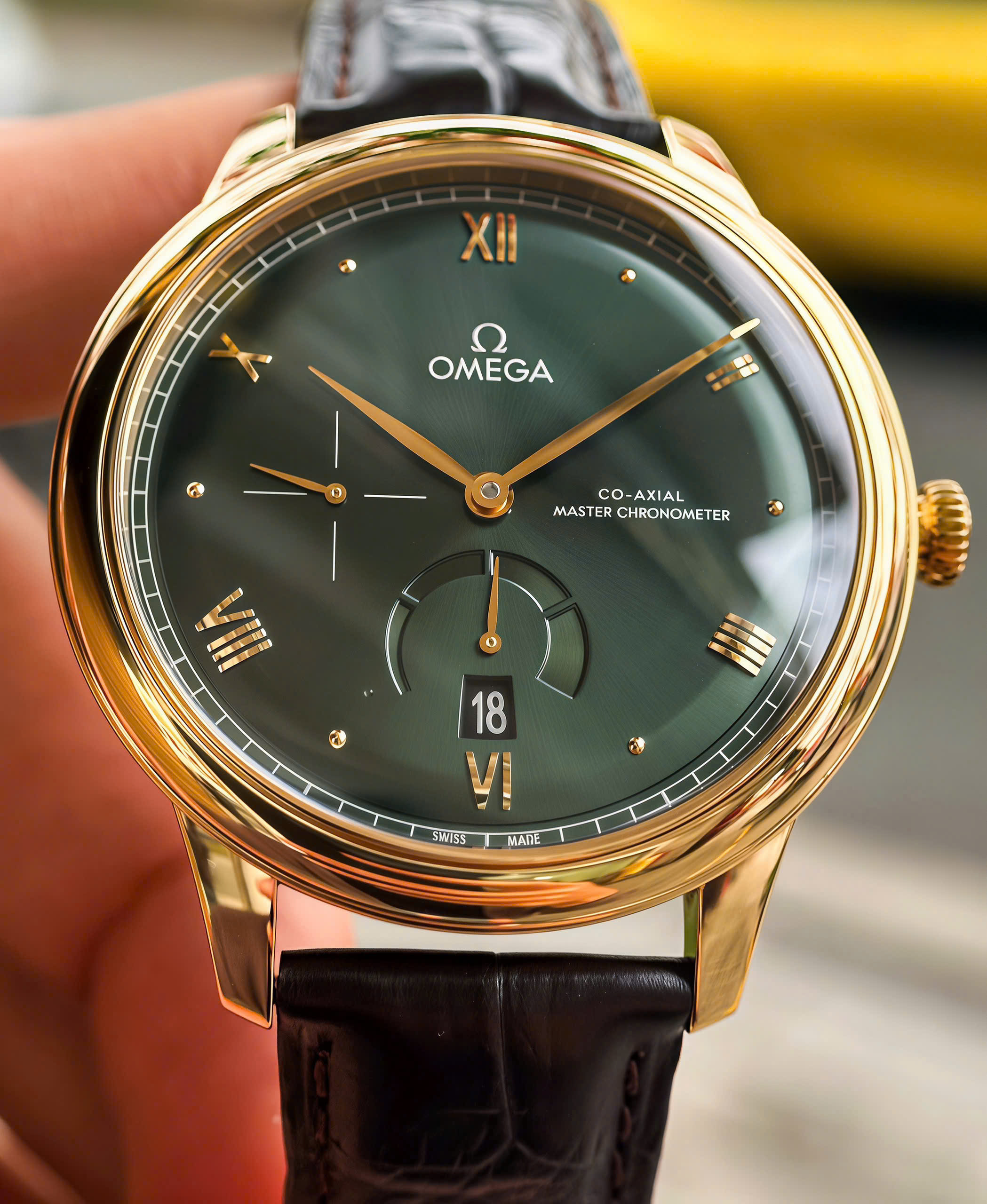 Đồng hồ Omega DeVille Prestige Green 434.53.41.21.10.001 Cũ Đồng hồ Omega DeVille Prestige Green 434.53.41.21.10.001 Cũ
