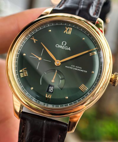 Đồng hồ Omega DeVille Prestige Green 434.53.41.21.10.001 Cũ