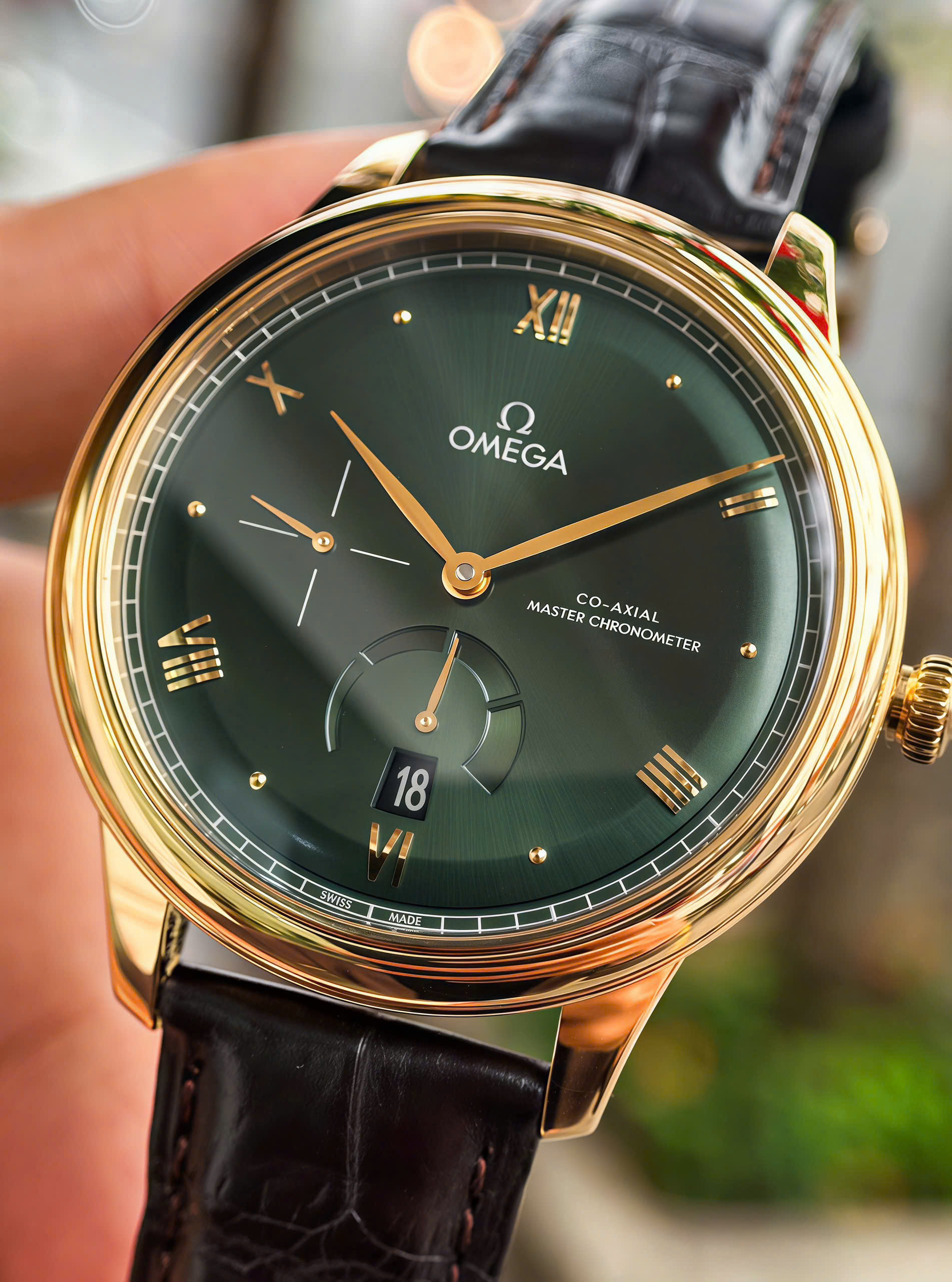 Đồng hồ Omega DeVille Prestige Green 434.53.41.21.10.001 Cũ Đồng hồ Omega DeVille Prestige Green 434.53.41.21.10.001 Cũ
