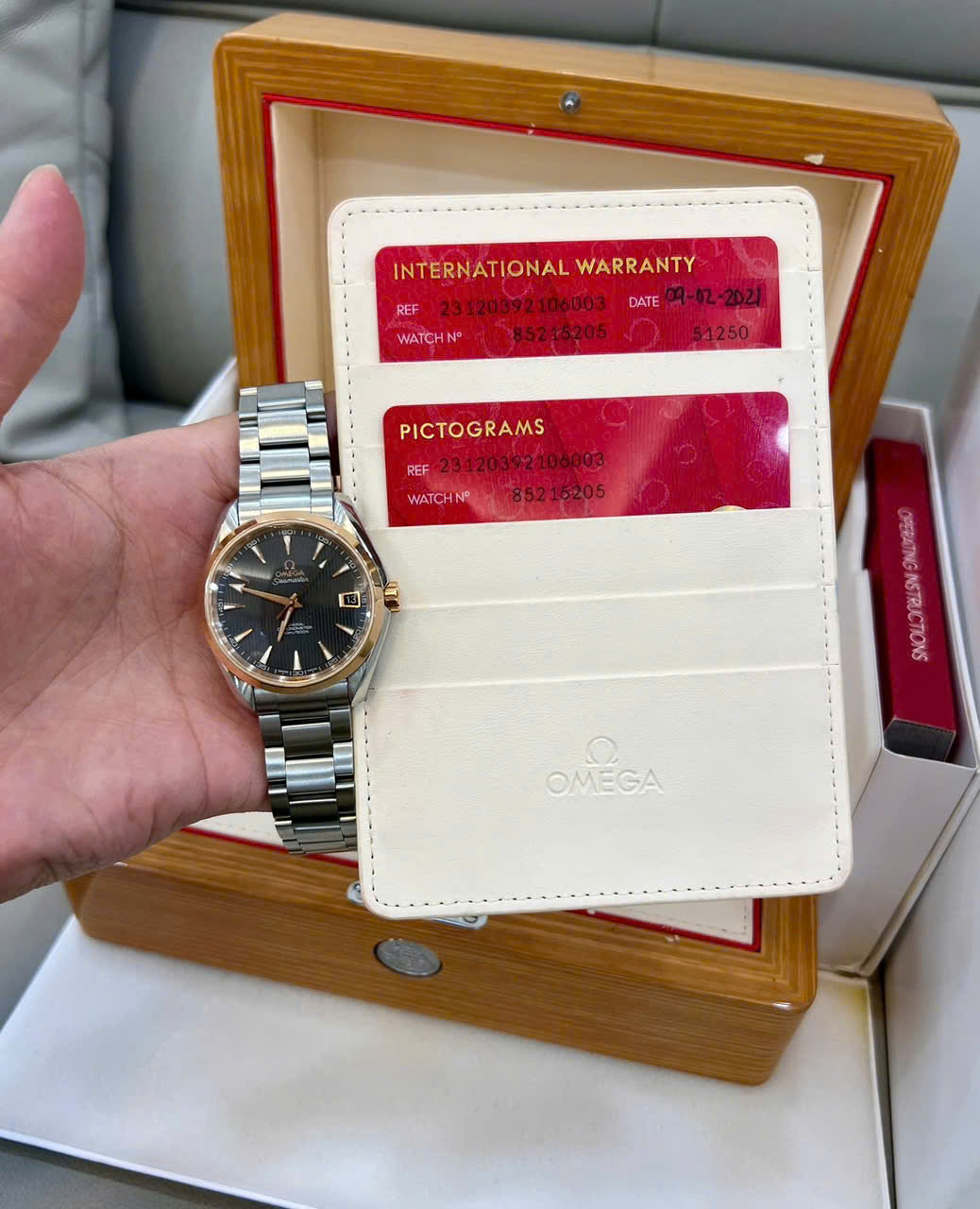 Đồng hồ Omega Seamaster Aqua Terra 231.20.39.21.06.003 Cũ Đồng hồ Omega Seamaster Aqua Terra 231.20.39.21.06.003 Cũ