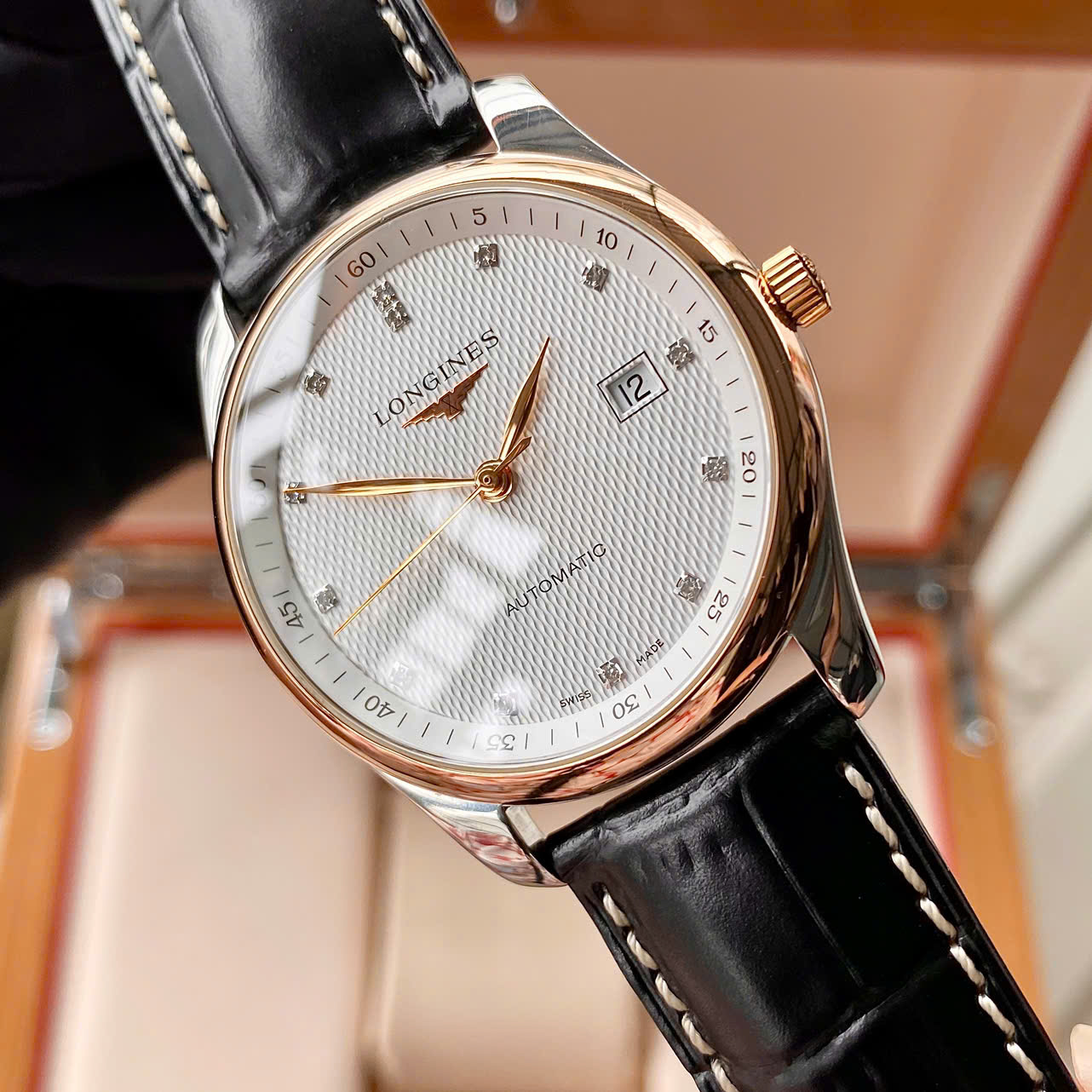 Đồng hồ Longines Master Diamond L2.793.5 Cũ Đồng hồ Longines Master Diamond L2.793.5 Cũ