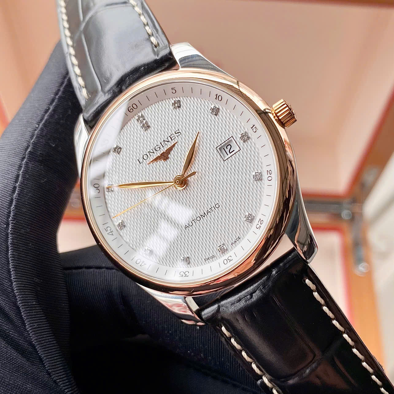 Đồng hồ Longines Master Diamond L2.793.5 Cũ Đồng hồ Longines Master Diamond L2.793.5 Cũ