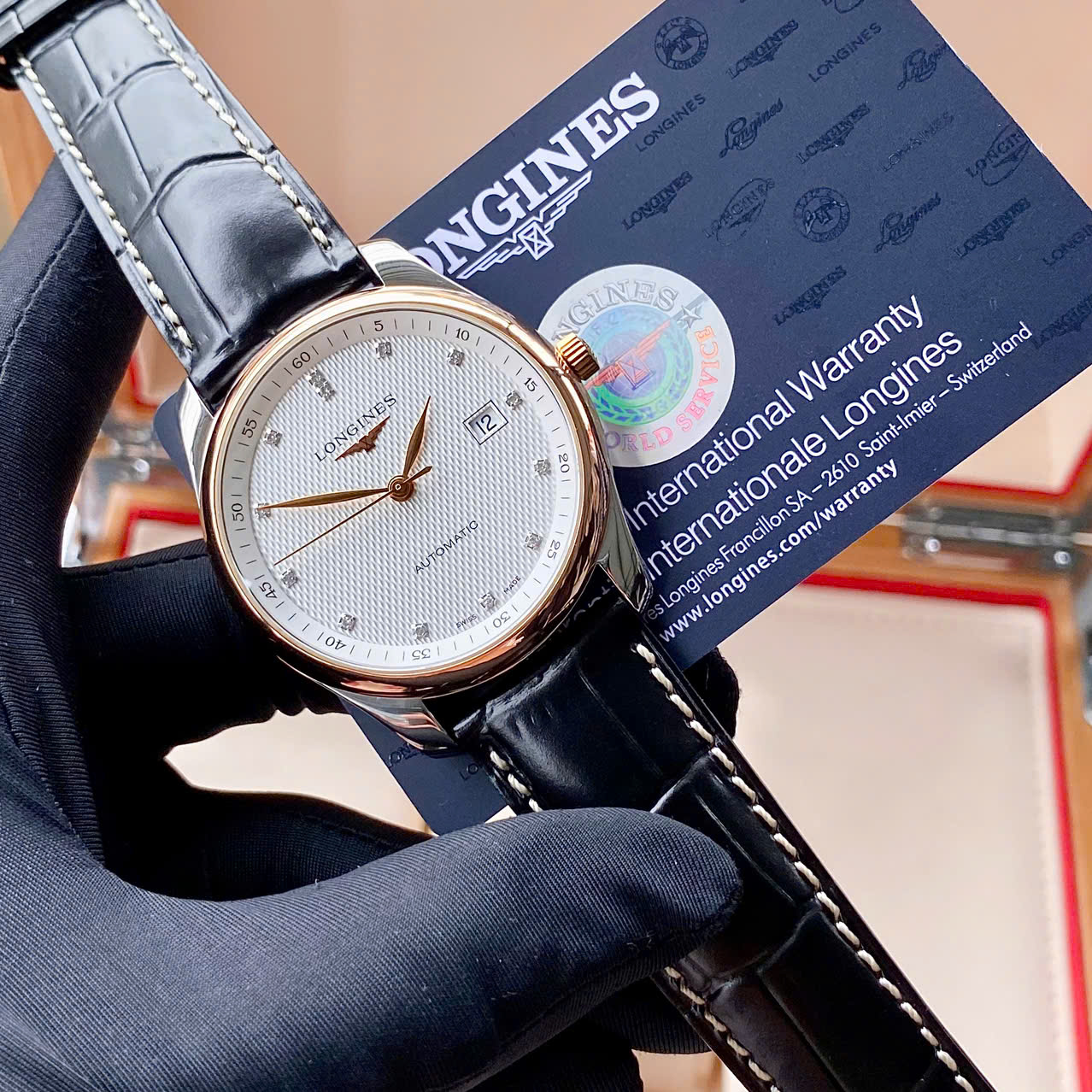 Đồng hồ Longines Master Diamond L2.793.5 Cũ Đồng hồ Longines Master Diamond L2.793.5 Cũ