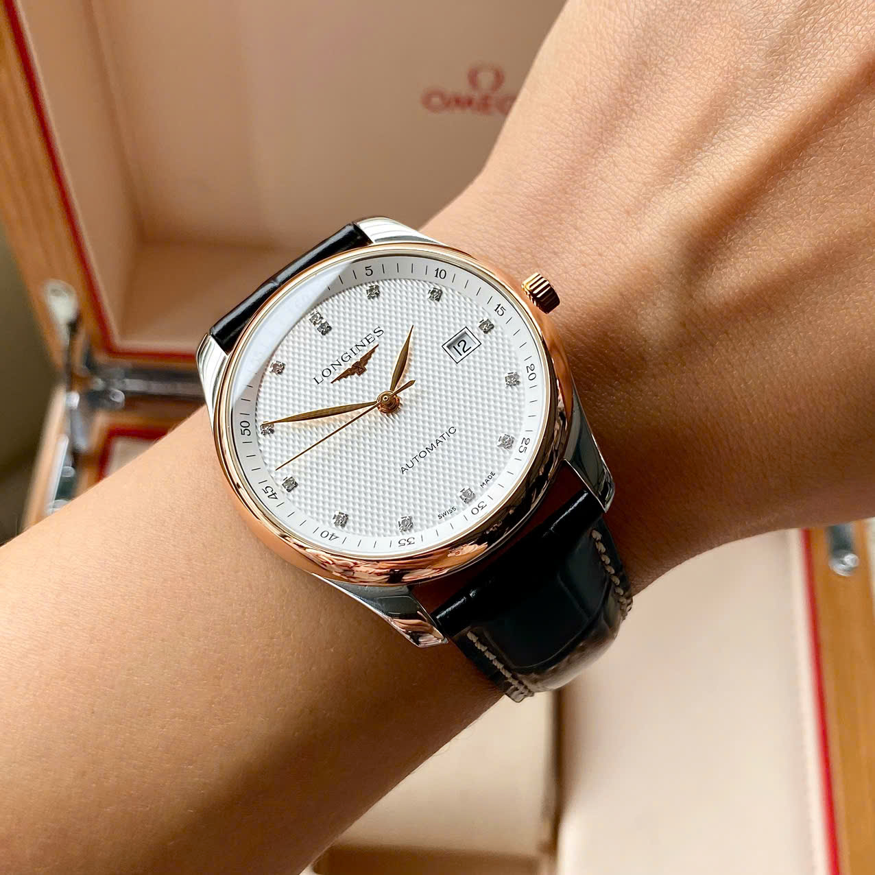 Đồng hồ Longines Master Diamond L2.793.5 Cũ Đồng hồ Longines Master Diamond L2.793.5 Cũ