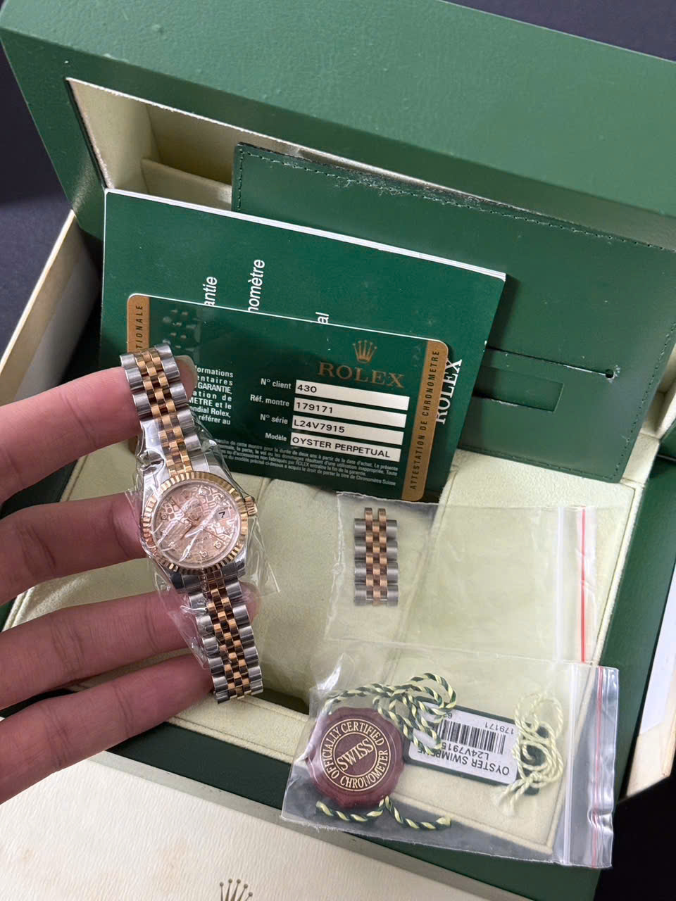 Đồng hồ Rolex Lady-Datejust 179171 Cũ Đồng hồ Rolex Lady-Datejust 179171 Cũ