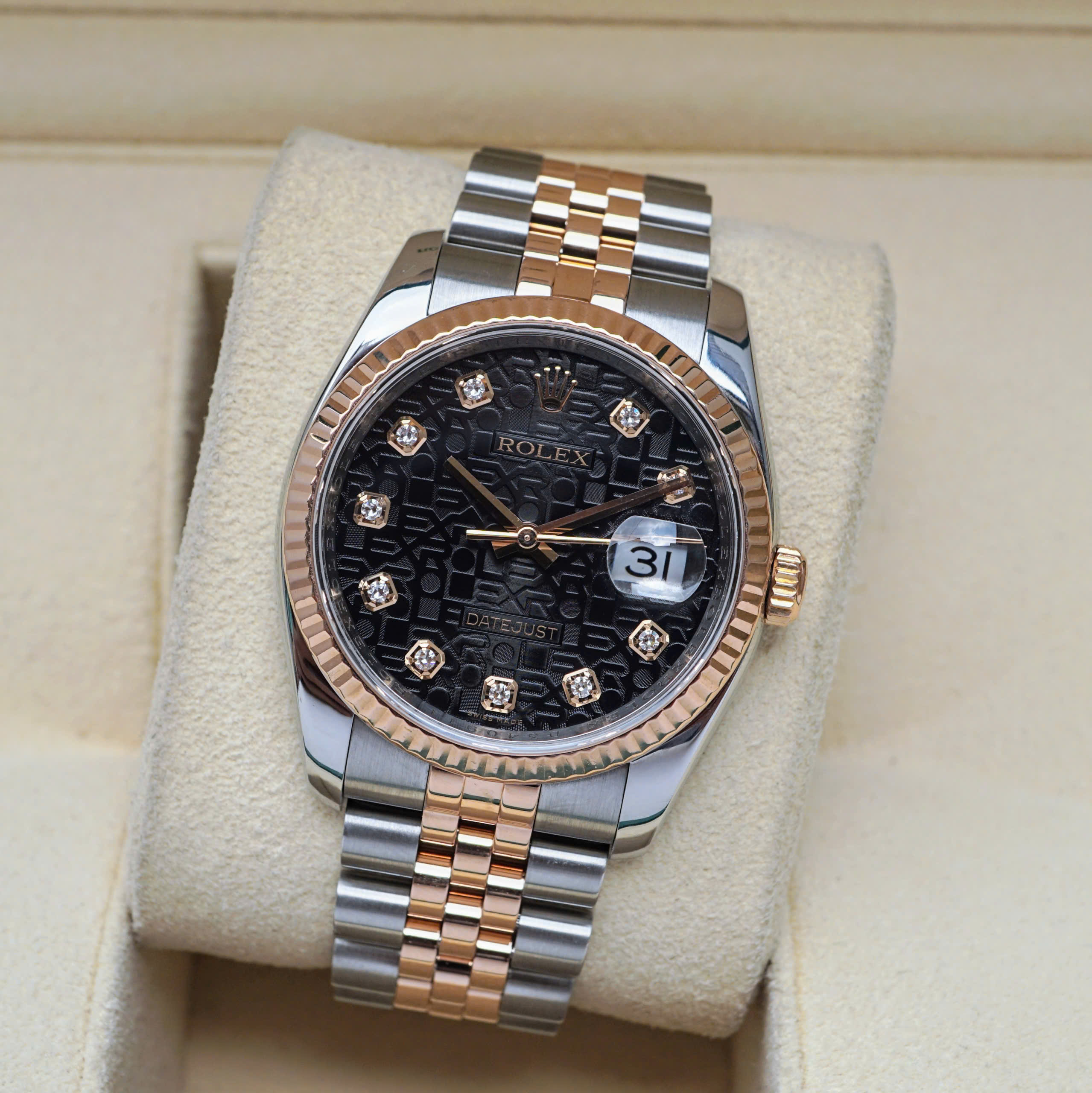 Đồng hồ Rolex Datejust 116231 Vi tính đen 36 mm Cũ Đồng hồ Rolex Datejust 116231 Vi tính đen 36 mm Cũ