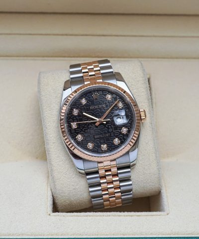 Đồng hồ Rolex Datejust 116231 Vi tính đen 36 mm Cũ