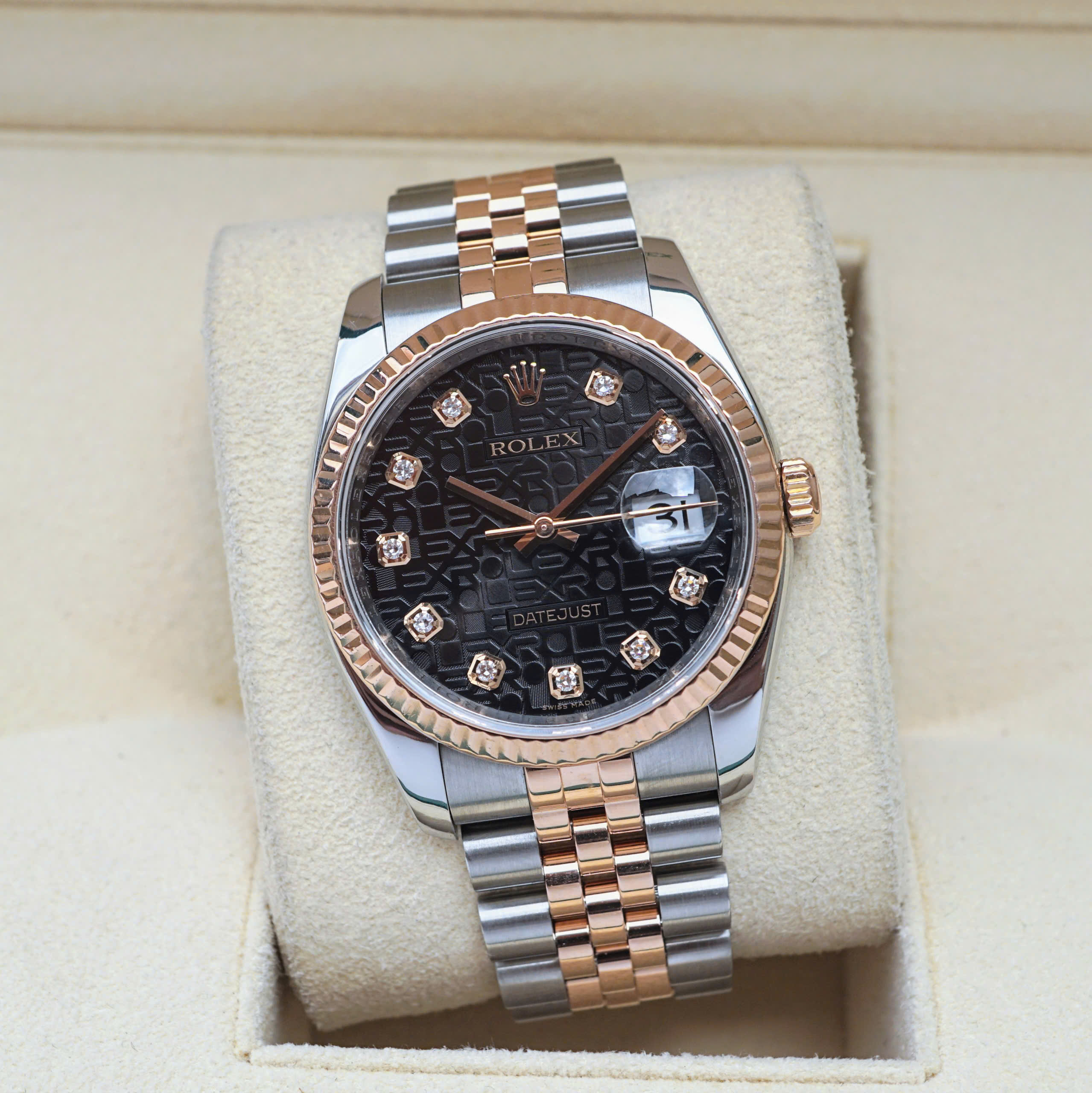 Đồng hồ Rolex Datejust 116231 Vi tính đen 36 mm Cũ Đồng hồ Rolex Datejust 116231 Vi tính đen 36 mm Cũ