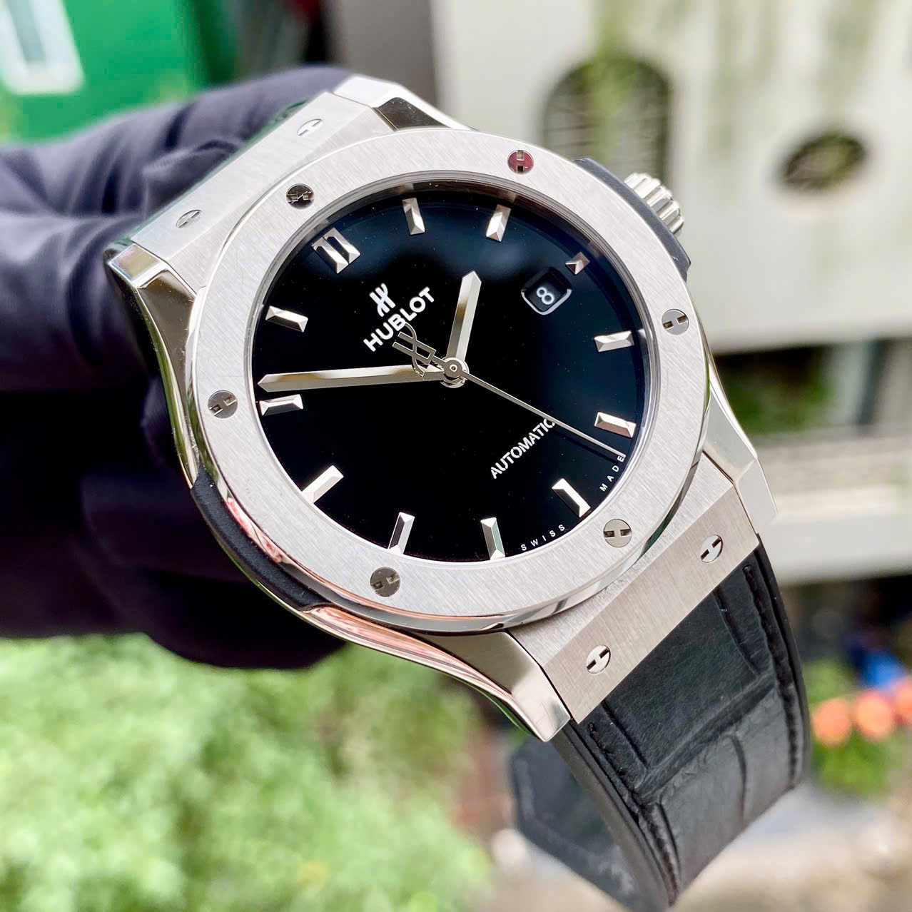 Đồng Hồ Hublot Classic Fusion Black Titanium 542.NX.1171.LR Cũ Đồng Hồ Hublot Classic Fusion Black Titanium 542.NX.1171.LR Cũ