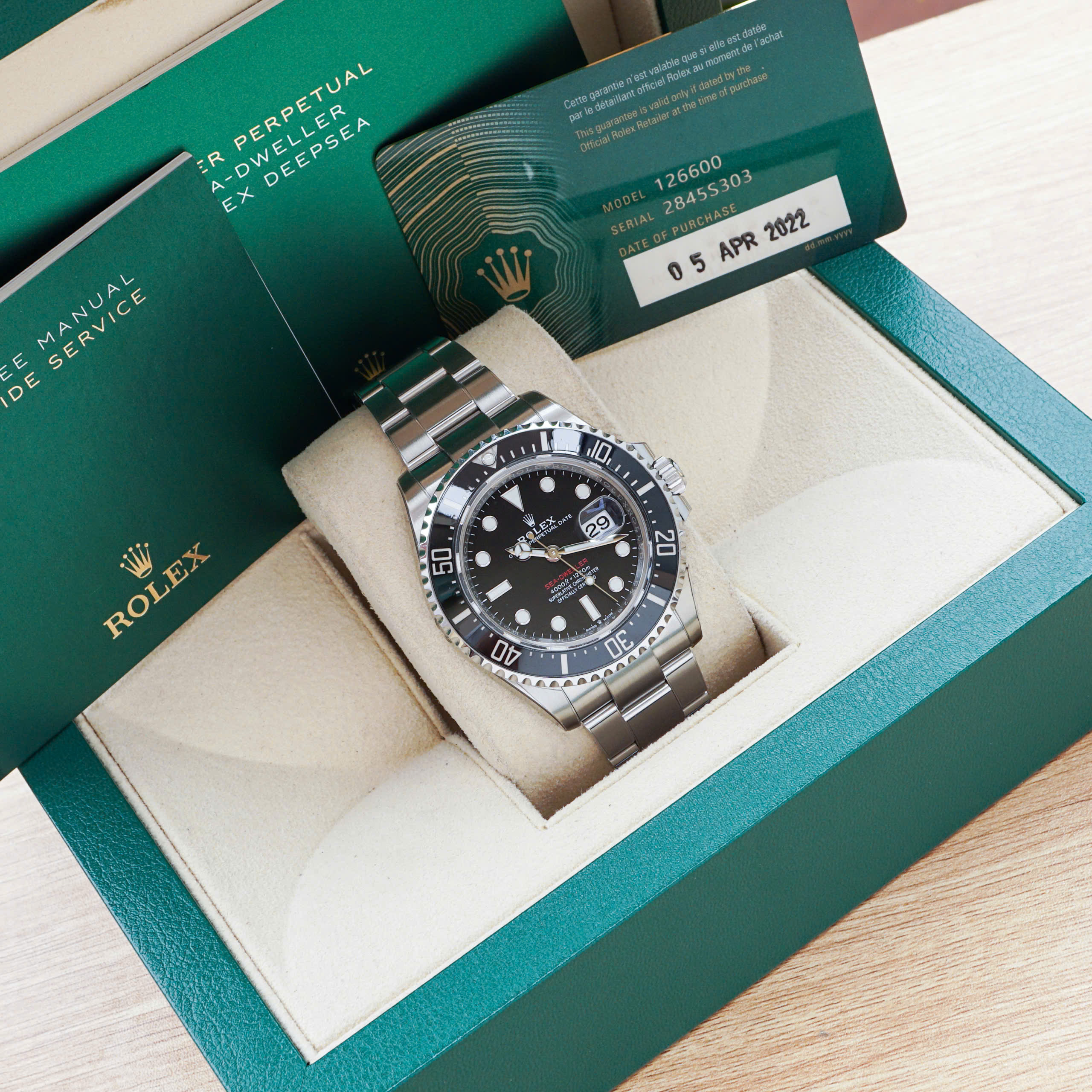 Đồng hồ Đồng Hồ Rolex Sea-Dweller 126600 Cũ Đồng hồ Đồng Hồ Rolex Sea-Dweller 126600 Cũ