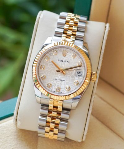 Đồng hồ Rolex Datejust 178273 Mặt Số Vi Tính Cũ