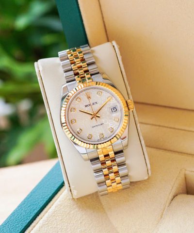 Đồng hồ Rolex Datejust 178273 Mặt Số Vi Tính Cũ