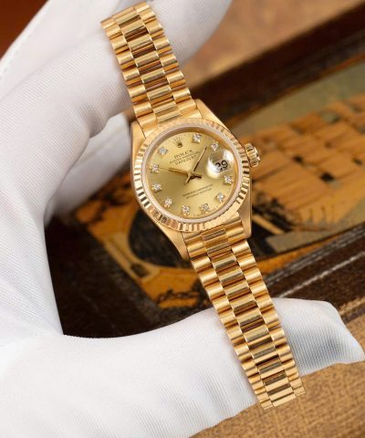 Đồng hồ Rolex Lady-Datejust 26mm 18K Yellow Gold Cũ