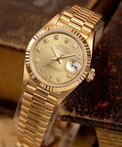 Đồng hồ Rolex Lady-Datejust 26mm 18K Yellow Gold Cũ