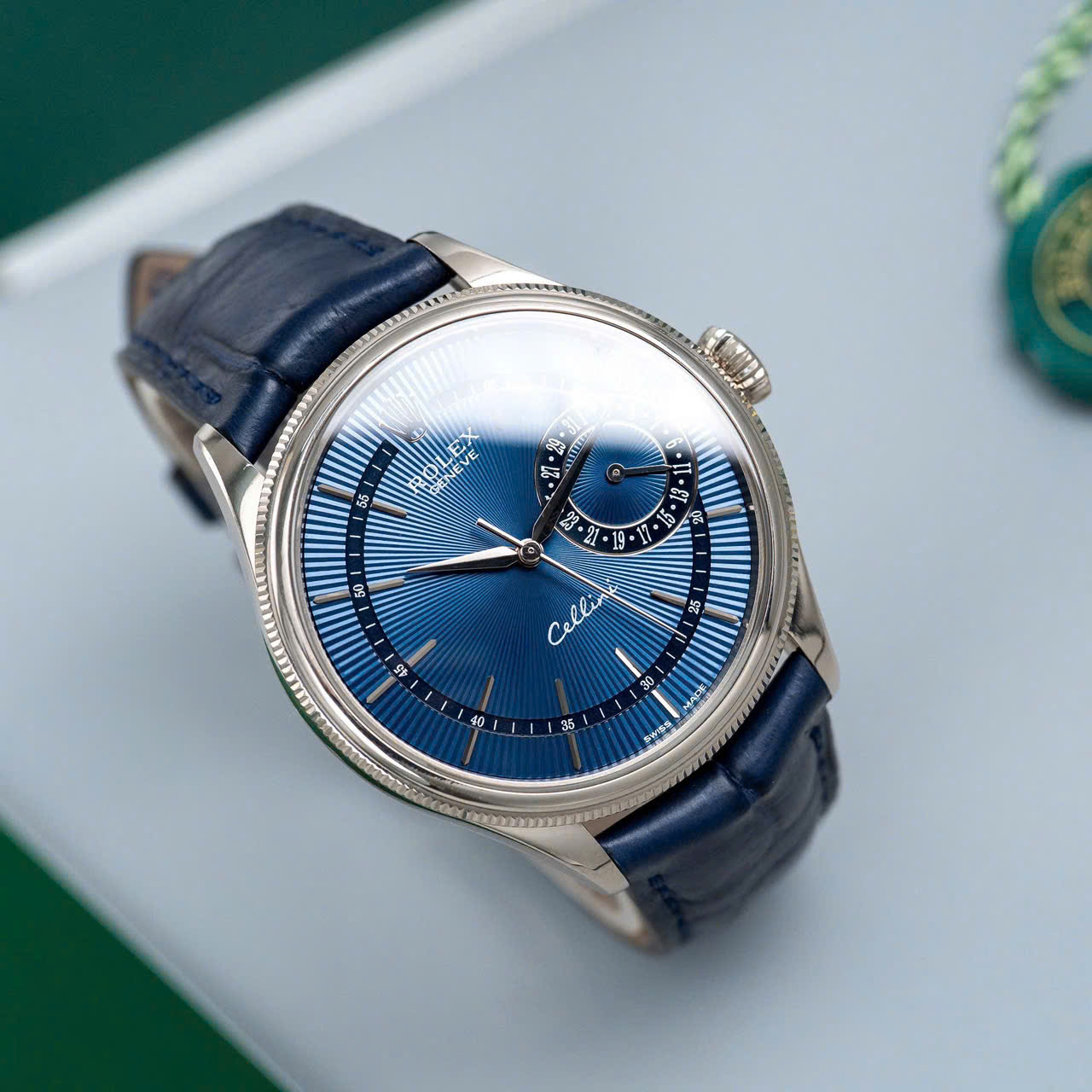 Đồng hồ Rolex Cellini Date 39mm 50519 White Gold Blue Cũ Đồng hồ Rolex Cellini Date 39mm 50519 White Gold Blue Cũ
