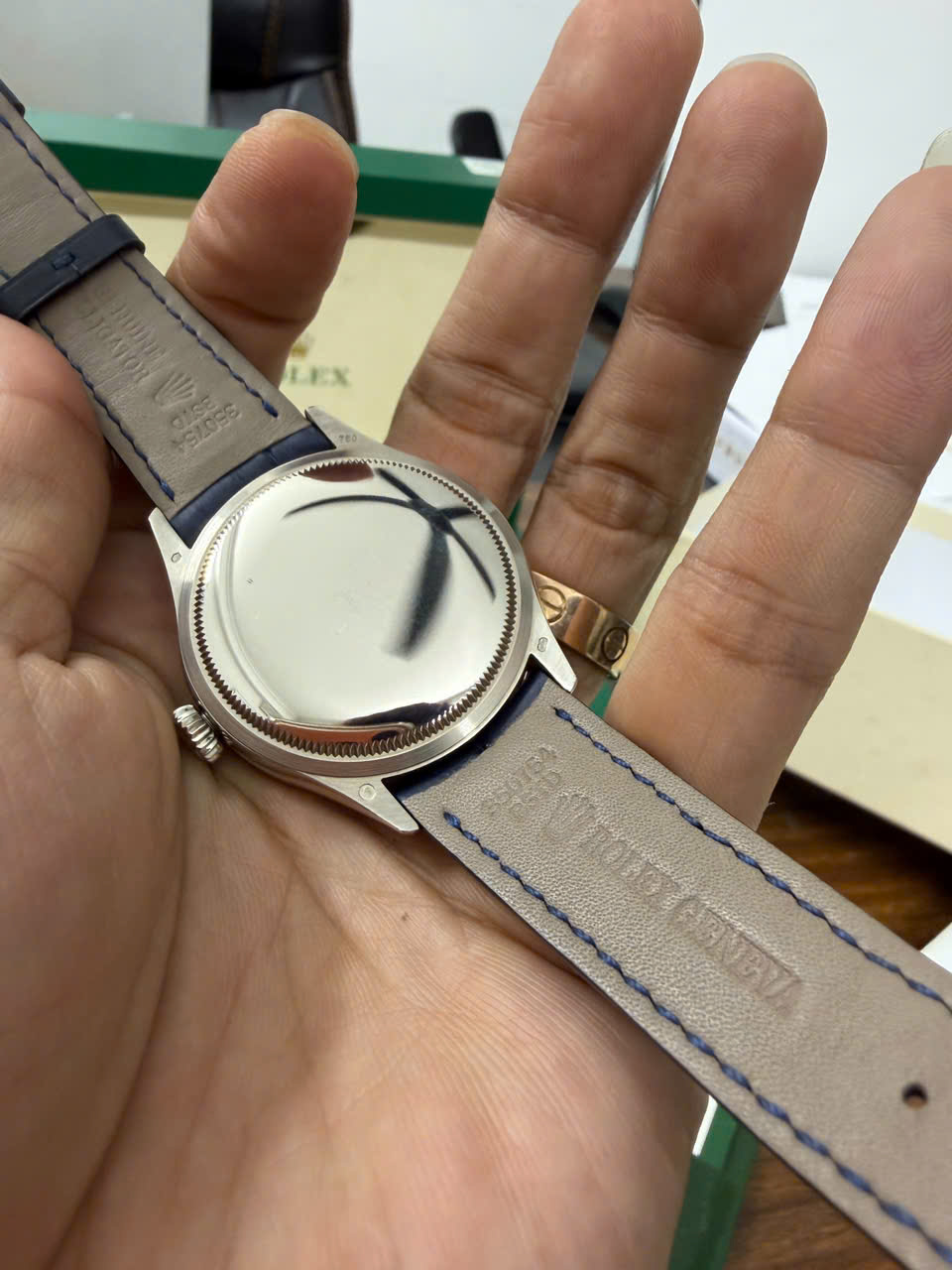 Đồng hồ Rolex Cellini Date 39mm 50519 White Gold Blue Cũ Đồng hồ Rolex Cellini Date 39mm 50519 White Gold Blue Cũ