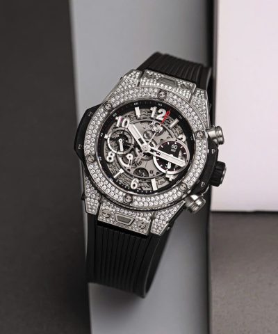 Đồng Hồ Hublot Big Bang Unico Titanium Pavé 42mm Cũ