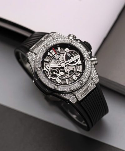 Đồng Hồ Hublot Big Bang Unico Titanium Pavé 42mm Cũ