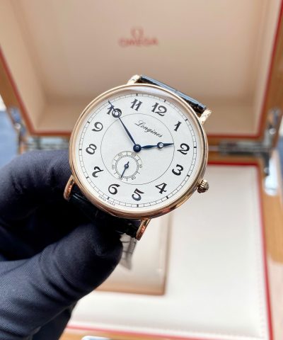 Đồng hồ Longines Presence Heritage 18k Rose Gold L4.785.8.73.2 Cũ