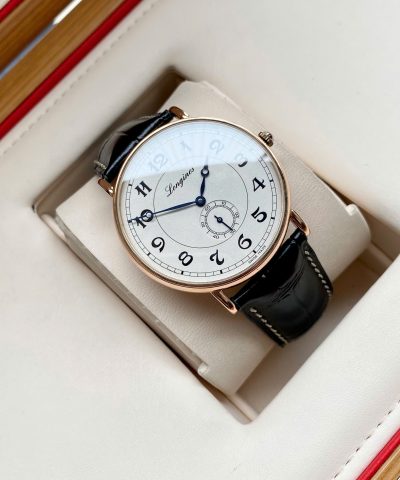 Đồng hồ Longines Presence Heritage 18k Rose Gold L4.785.8.73.2 Cũ
