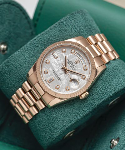 Đồng hồ Rolex Day-Date 118235 Mặt Thiên Thạch Cũ