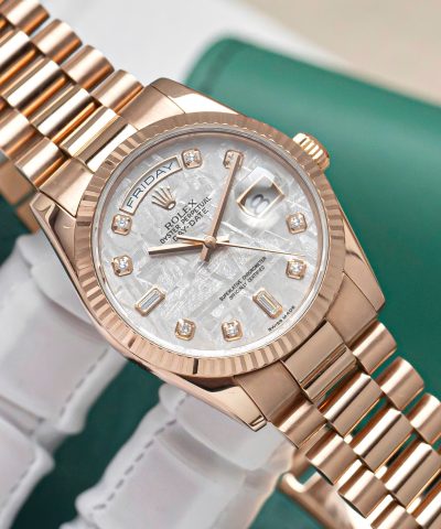 Đồng hồ Rolex Day-Date 118235 Mặt Thiên Thạch Cũ
