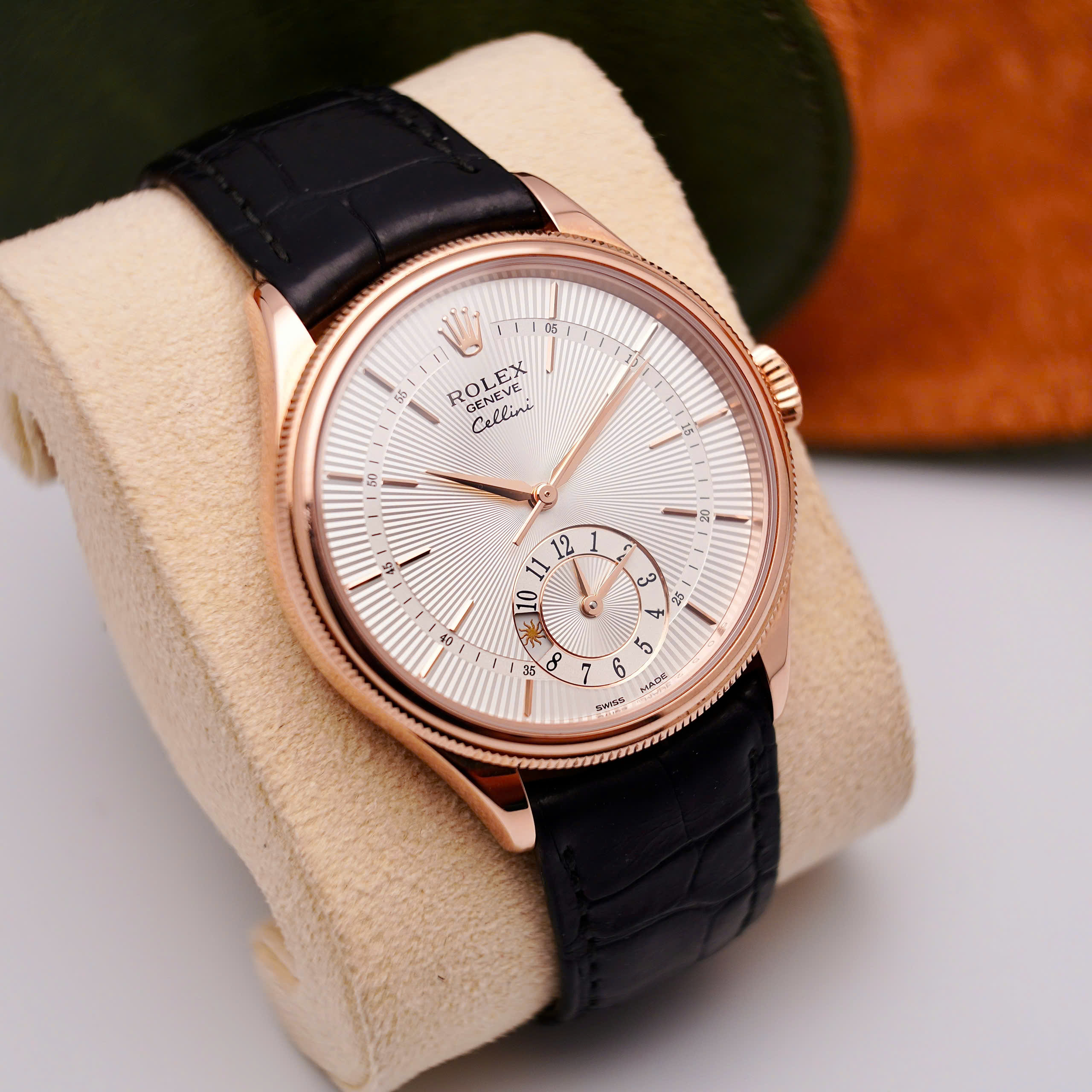 Đồng hồ Rolex Cellini Dual Time 50525 Cũ Đồng hồ Rolex Cellini Dual Time 50525 Cũ