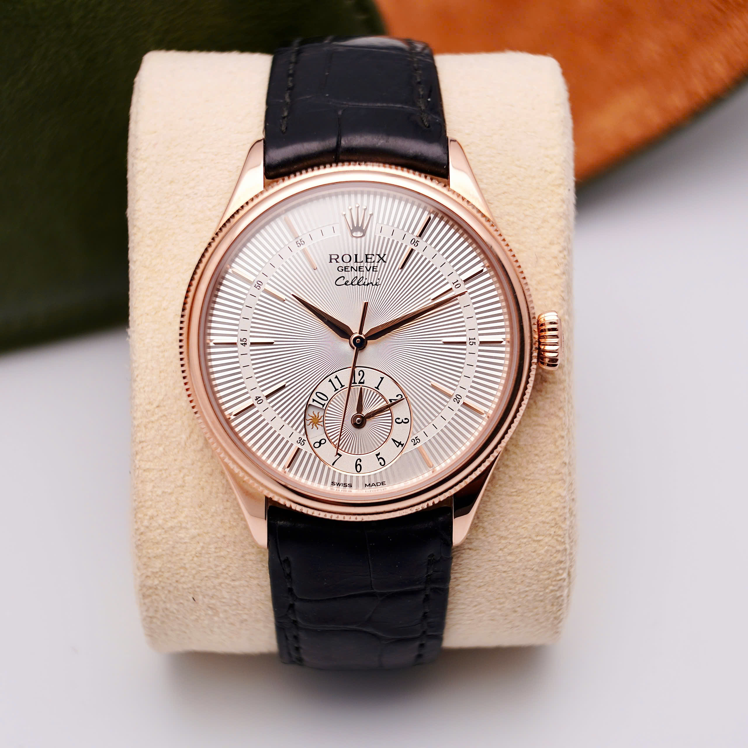 Đồng hồ Rolex Cellini Dual Time 50525 Cũ Đồng hồ Rolex Cellini Dual Time 50525 Cũ
