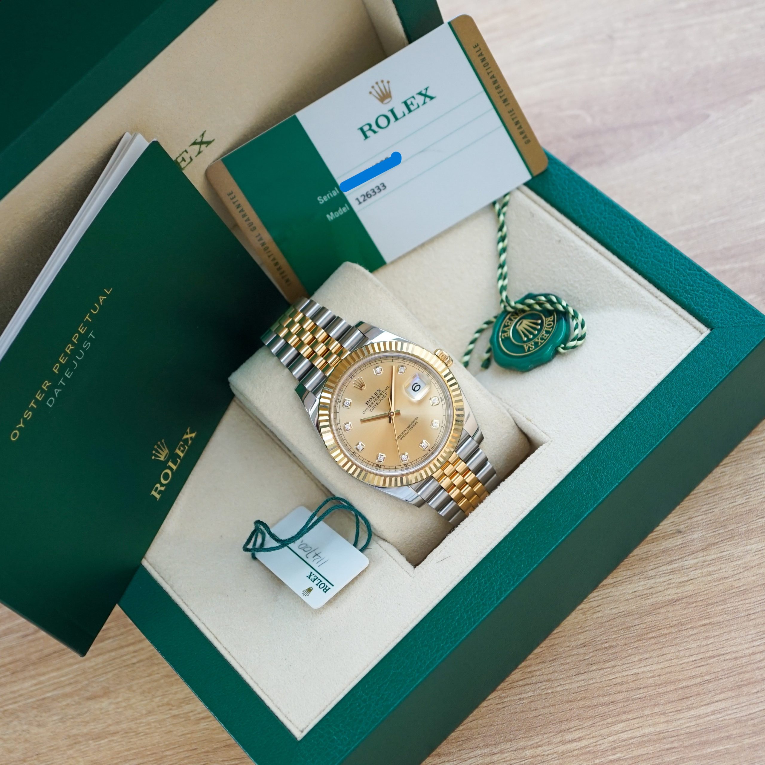 Đồng hồ Rolex Datejust 126333 Champagne Đồng hồ Rolex Datejust 126333 Champagne